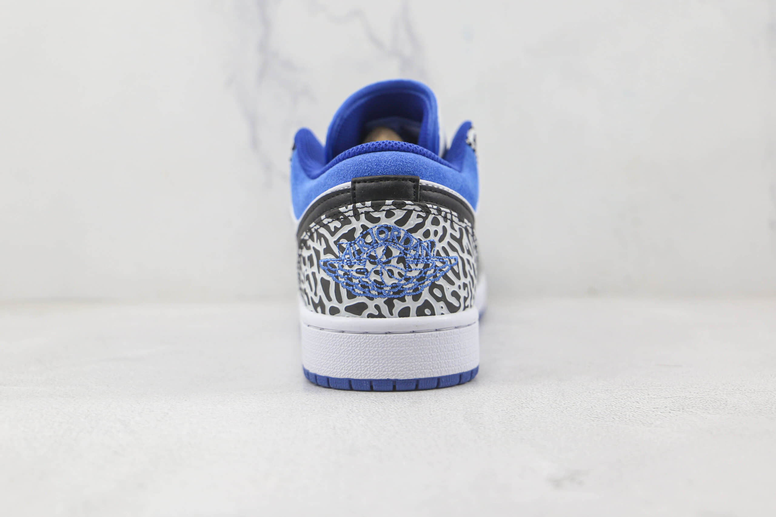 乔丹Air Jordan 1 Low纯原版本低帮AJ1蓝灰爆裂纹配色板鞋原档案数据开发 货号:DM1199-140