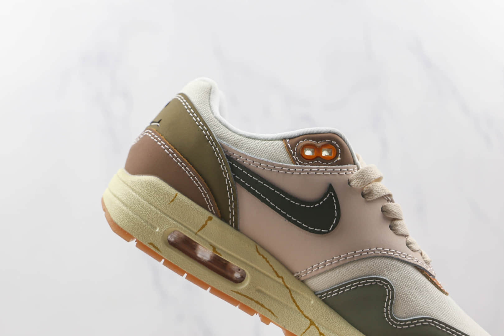 耐克NIKE AIR MAX 1 Concepts联名款纯原版本迷彩腰果花配色Max1气垫鞋原楦头纸板打造 货号:DQ8656-133