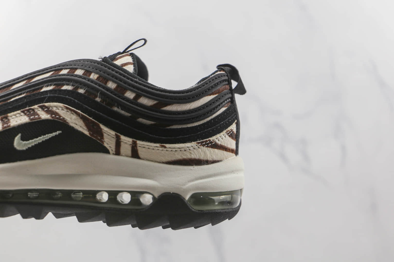 耐克Nike Air Max 97纯原版本黑斑马Max97高尔夫系列气垫鞋原楦头纸板打造 货号:DH1313-001