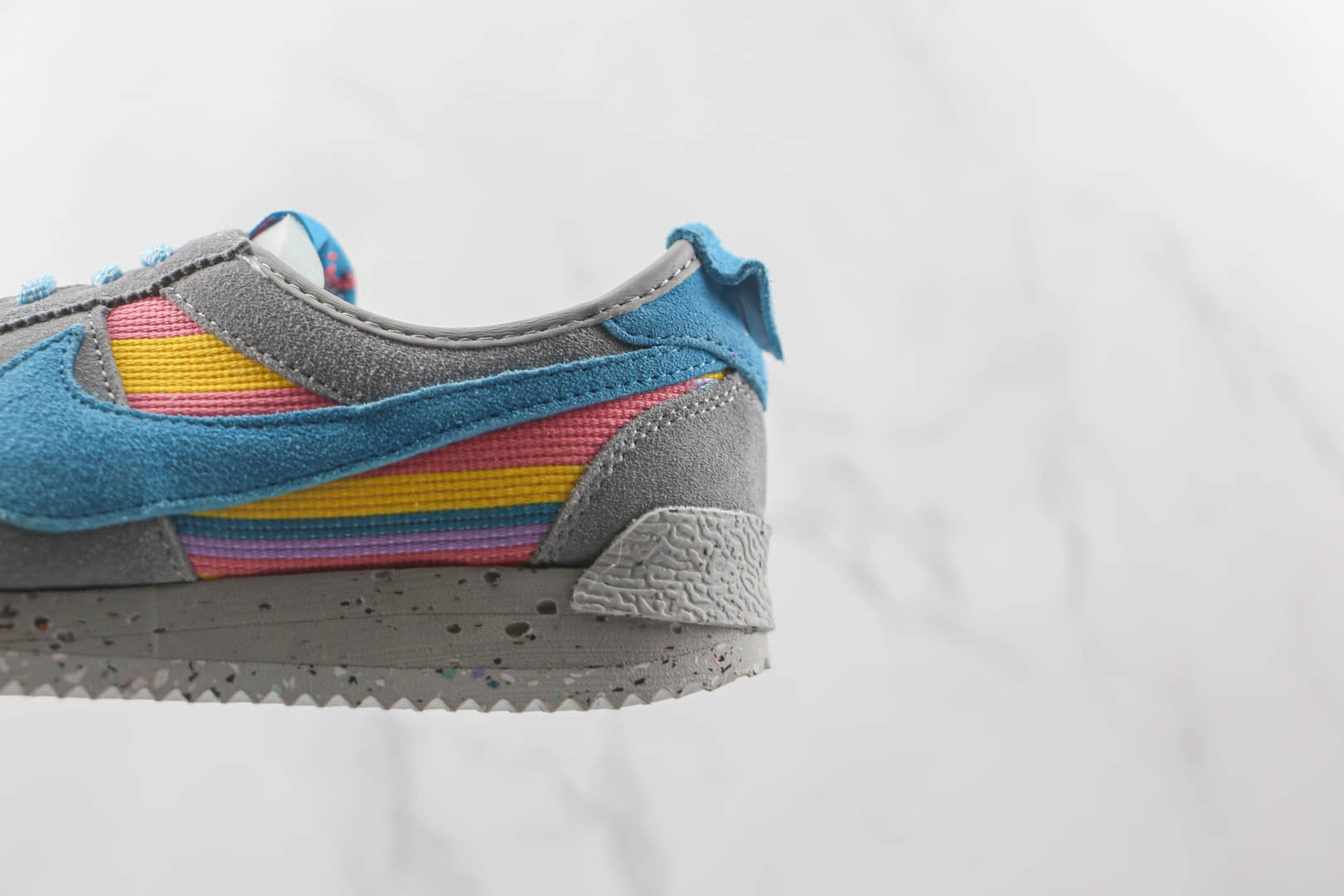 耐克Nike Cortez x Union LA联名款纯原版本阿甘灰蓝色复古板鞋原档案数据开发 货号:DR1413-002