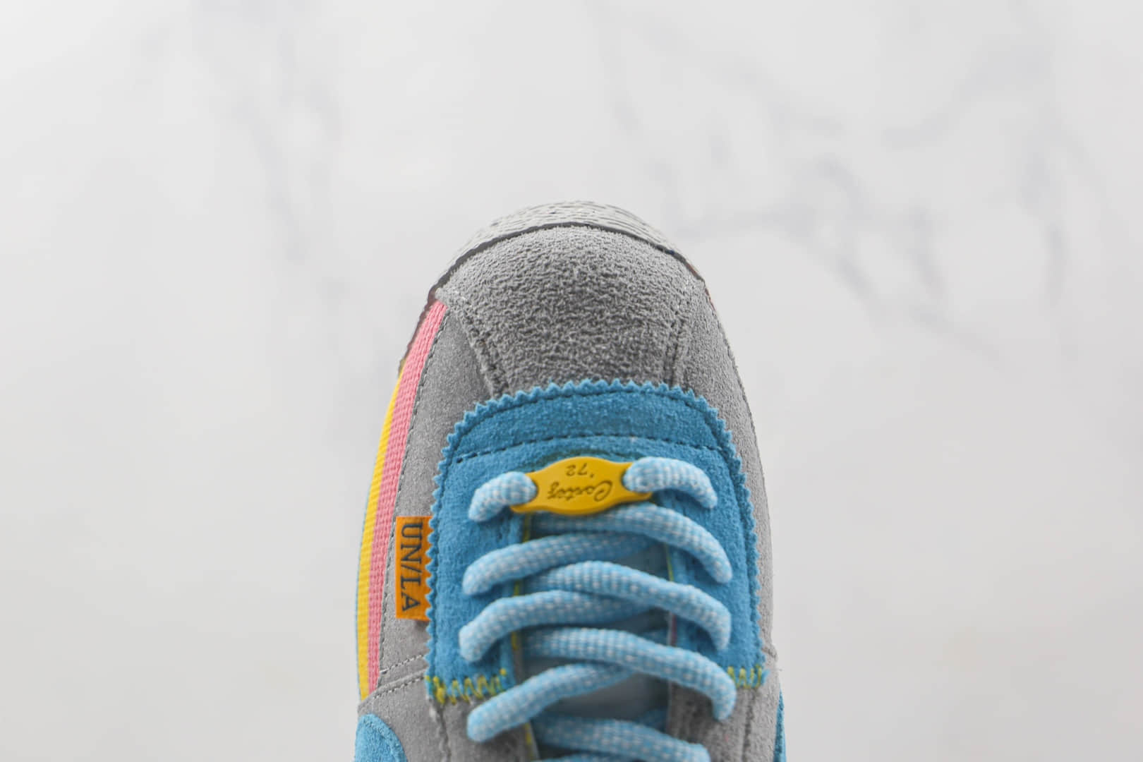 耐克Nike Cortez x Union LA联名款纯原版本阿甘灰蓝色复古板鞋原档案数据开发 货号:DR1413-002