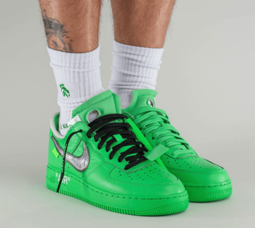 “绿色艺术馆”OW x AF1上脚实物曝光！7月发售！ (ID:84074) - 图片1