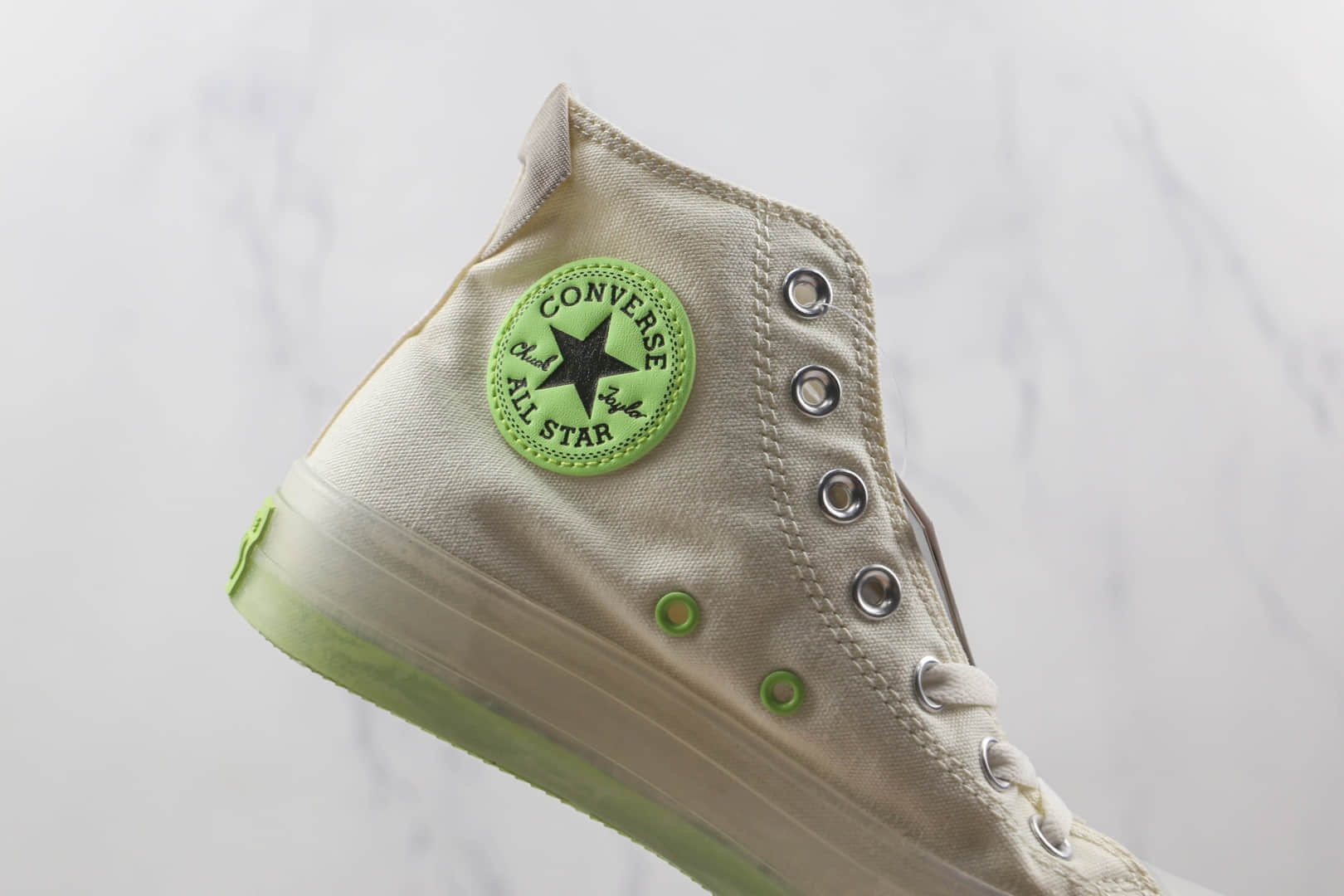 匡威Converse chuck 1970S CX公司级版本高帮青柠薄荷绿帆布水晶果冻底板鞋原楦头纸板打造 货号:A00416C