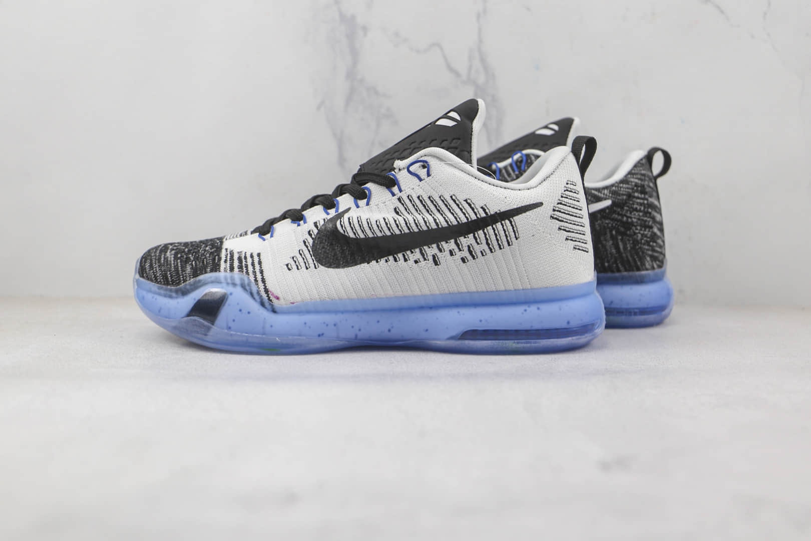 耐克Nike Kobe 10 HTM Shark Jaw纯原版本科比10代太极配色篮球鞋原鞋开模一比一打造 货号:805937-101