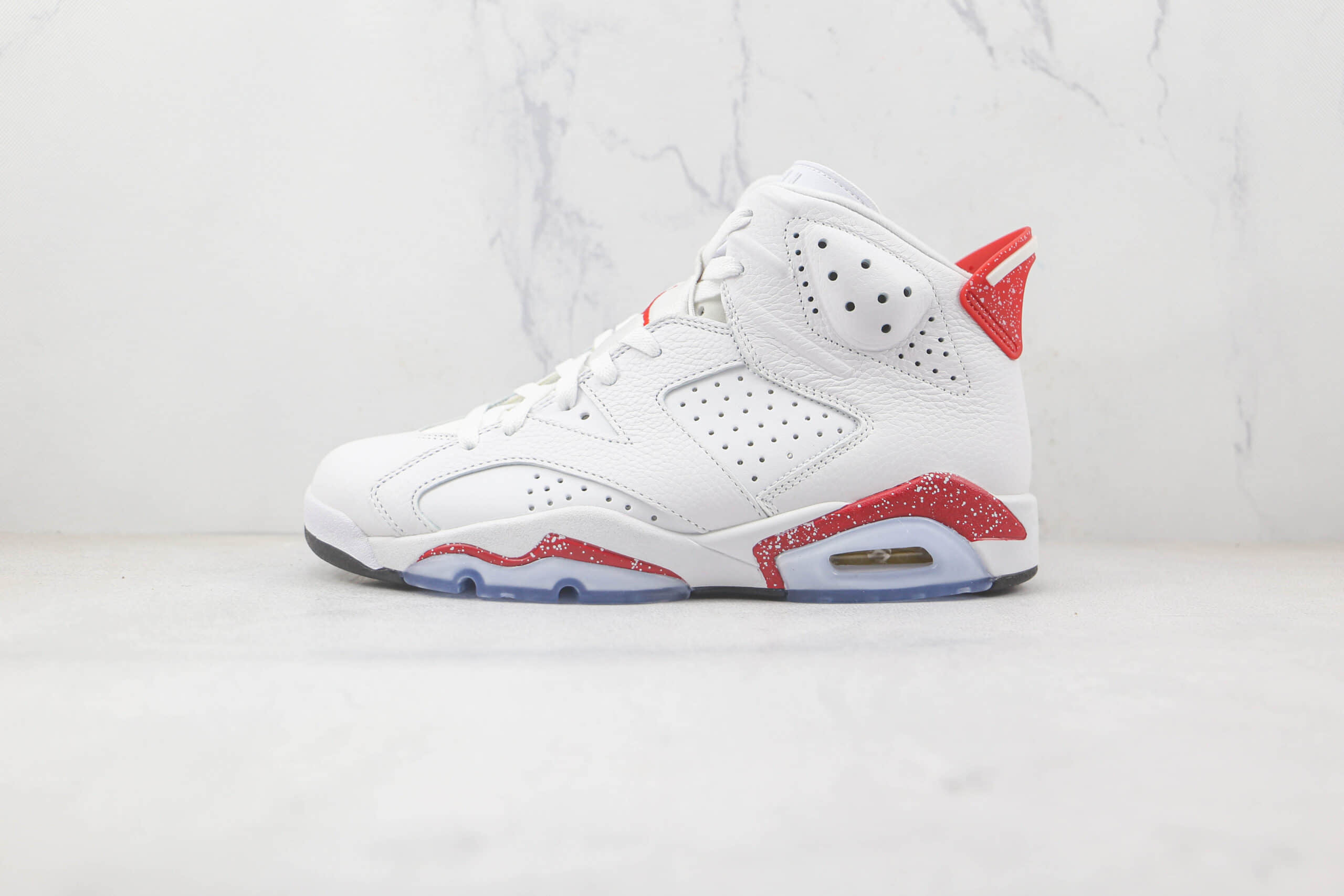 乔丹Air Jordan 6 Red Oreo纯原版本高帮AJ6白红奥利奥配色篮球鞋原楦头纸板打造 (ID:84166) - 图片1