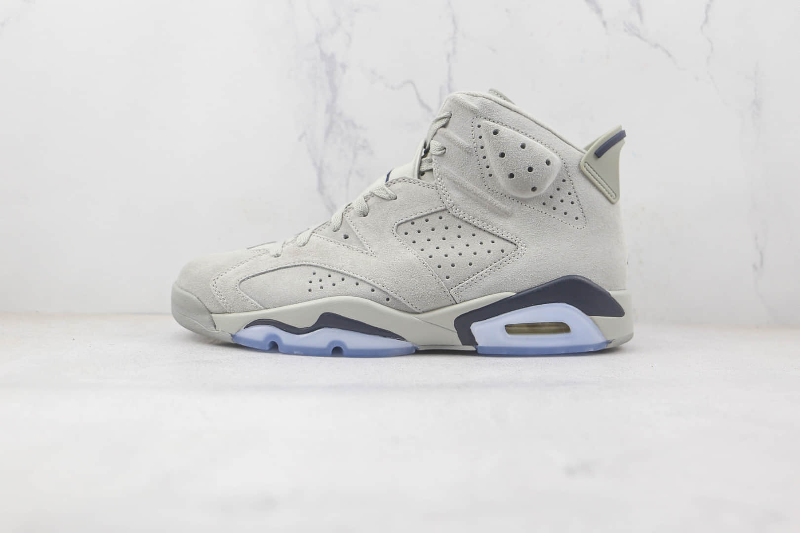 乔丹Air Jordan 6 Georgetown纯原版本乔治城灰蓝色AJ6篮球鞋原楦头纸板打造 货号:CT8529-012