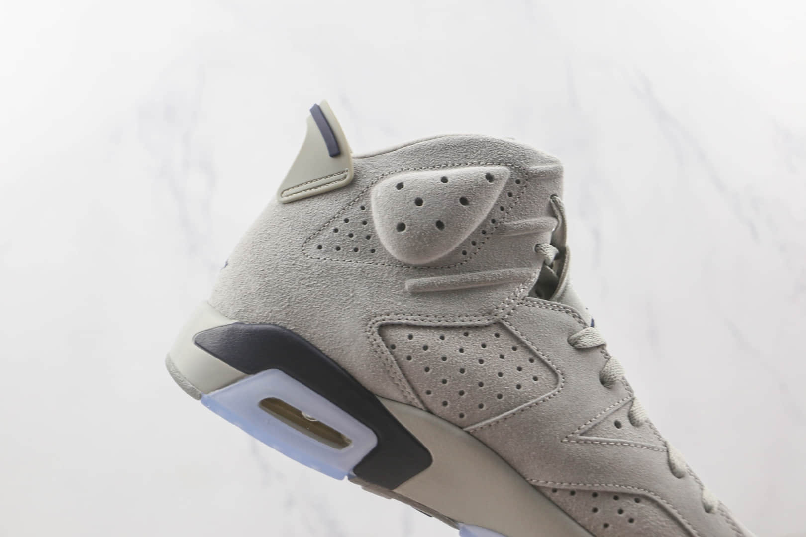 乔丹Air Jordan 6 Georgetown纯原版本乔治城灰蓝色AJ6篮球鞋原楦头纸板打造 货号:CT8529-012
