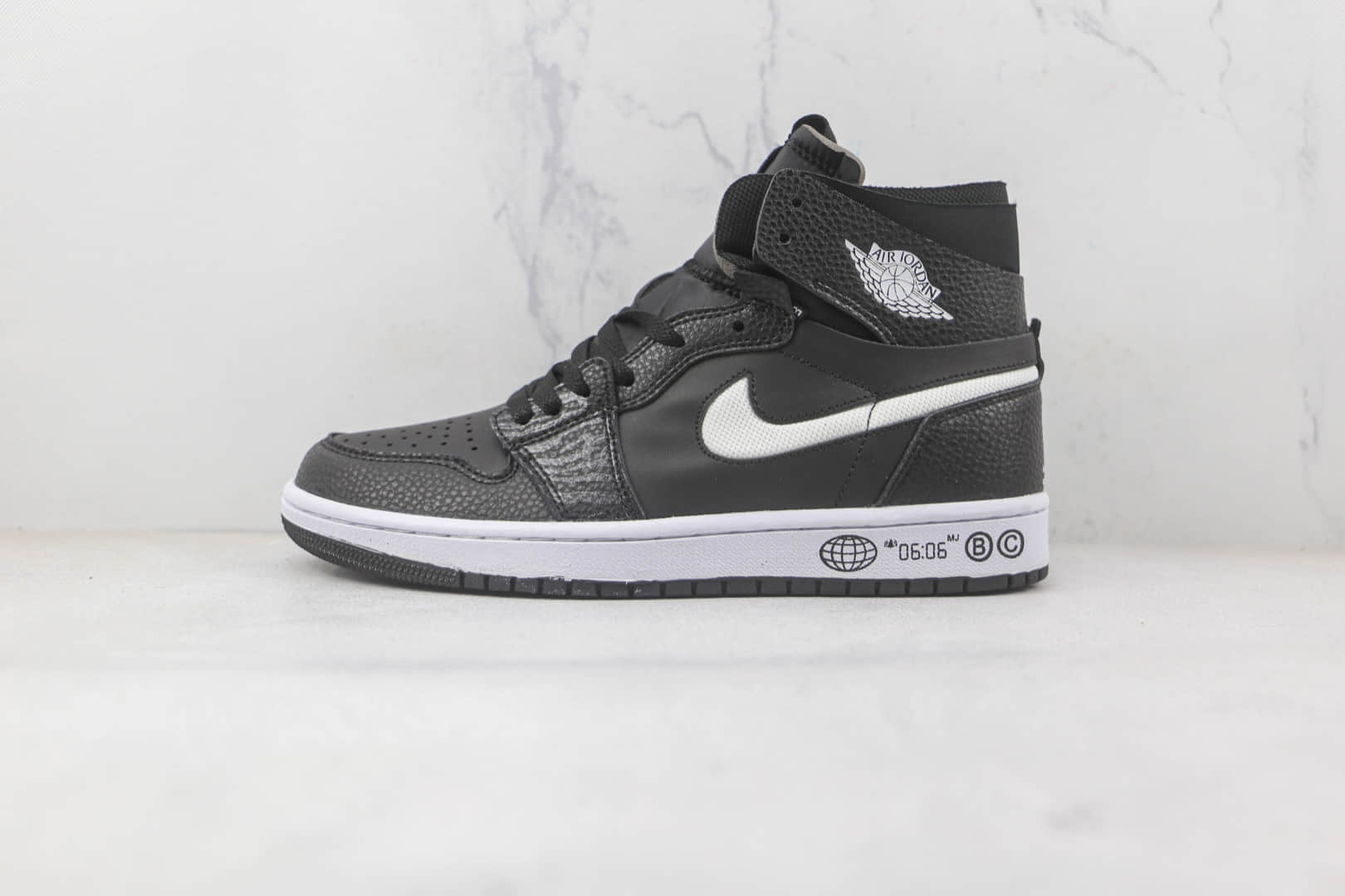 乔丹Air Jordan 1 Zoom CMFT Breakfast Club纯原版本高帮AJ1 CMFT系列黑白色篮球鞋原楦头纸板打造 (ID:84182) - 图片1