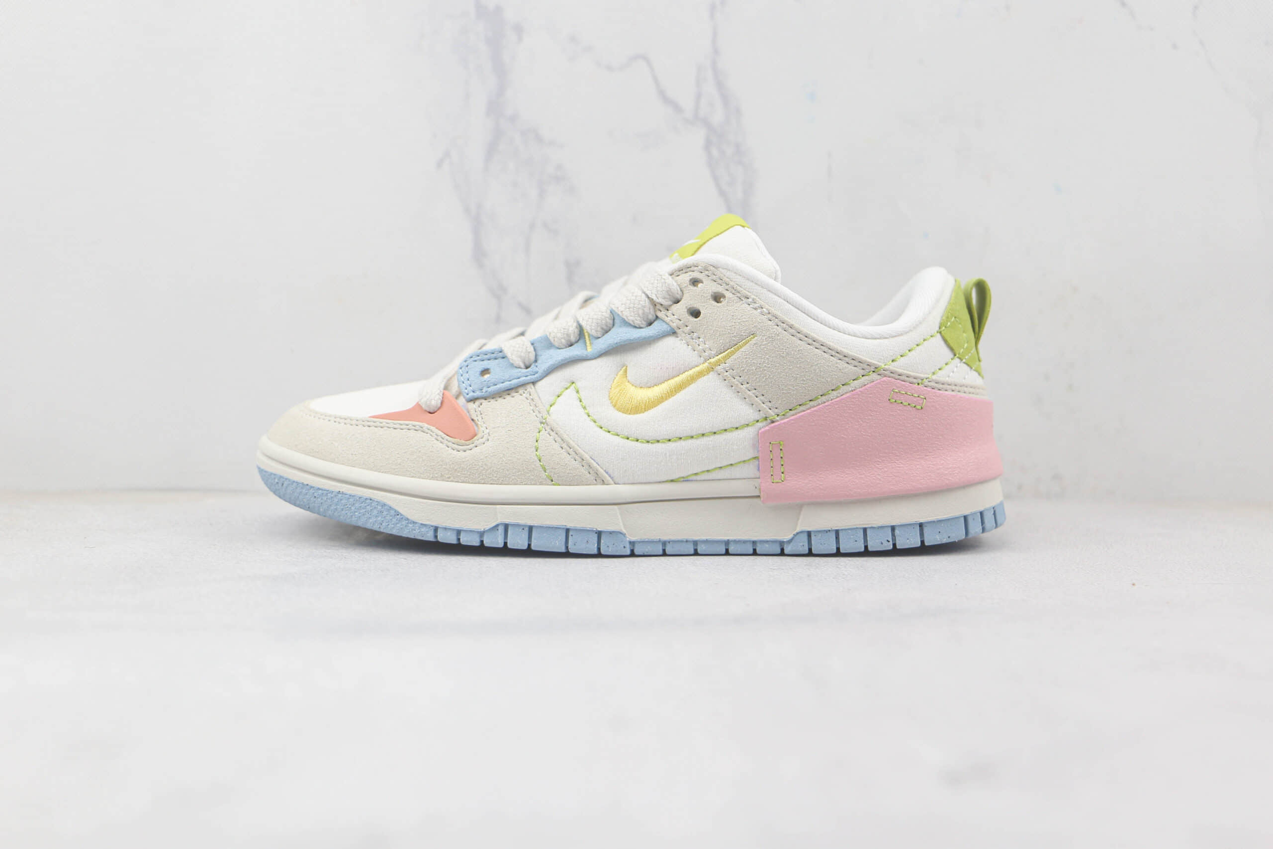 耐克Nike Dunk Low Disrupt 2 Easter纯原版本低帮DUNK白金粉板鞋原鞋开模一比一打造 货号:DV3457-100