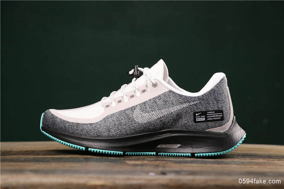 耐克Nike Air Zoom Pegasus 35 Shield公司级版本登月35代机能涡轮增压马拉松休闲慢跑鞋 货号:AA1644-100