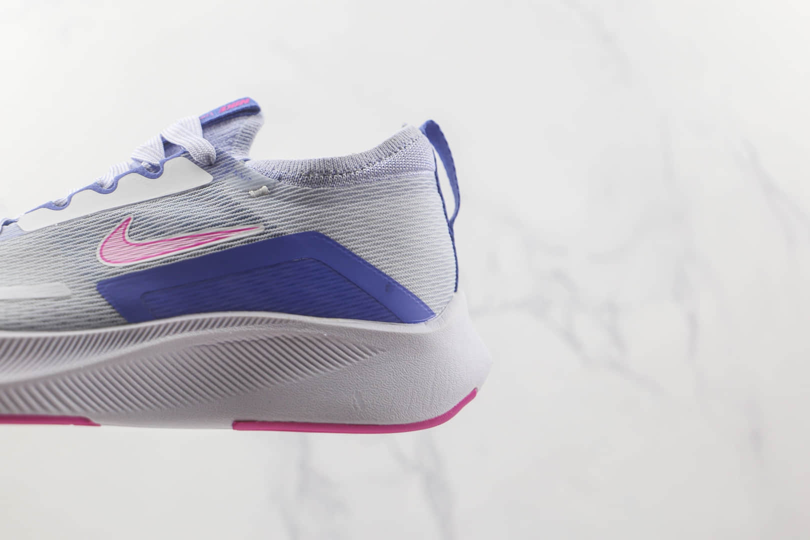 耐克Nike Zoom Fly 4纯原版本白蓝粉色Flyknit慢跑鞋原档案数据开发 货号:CT2401-003