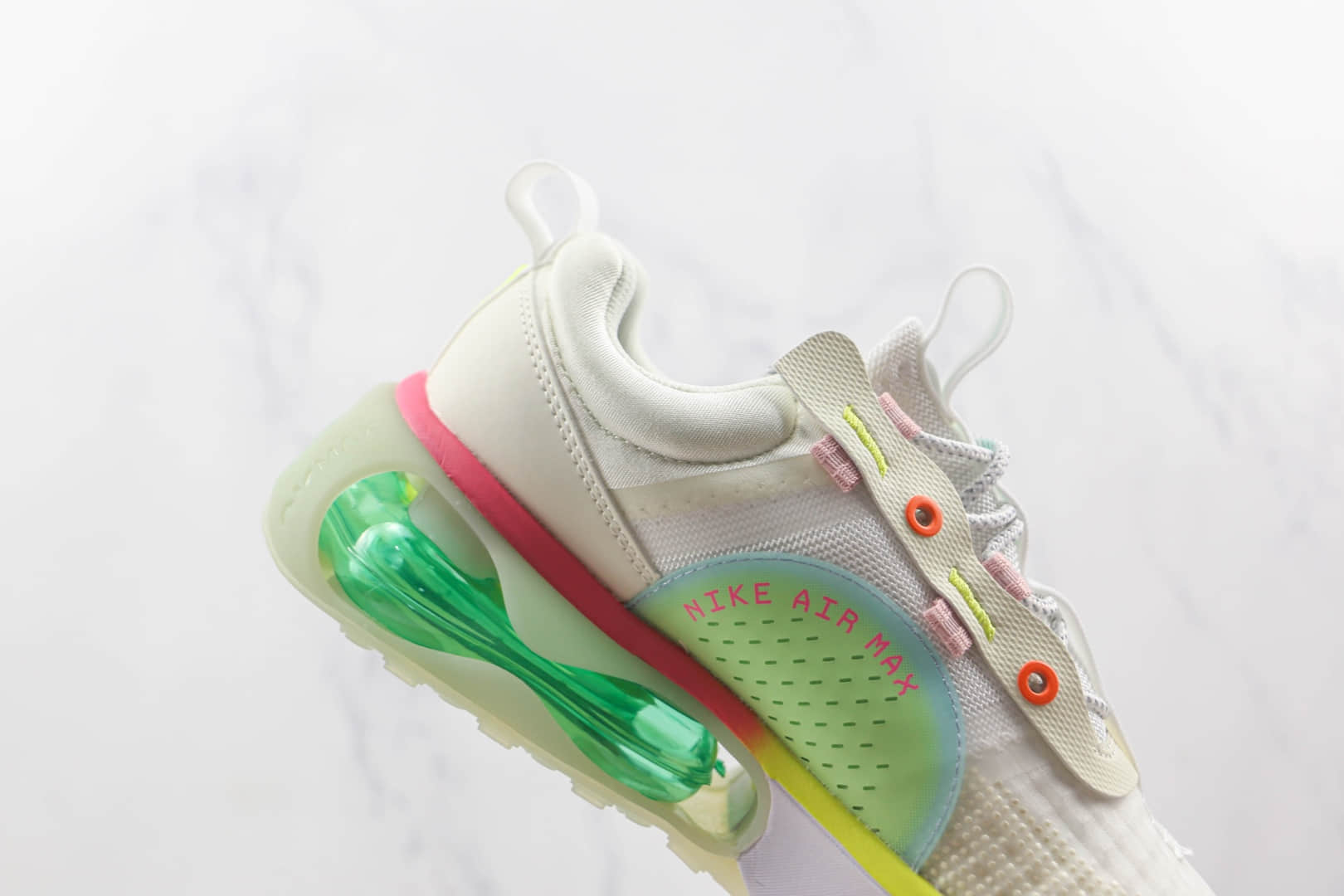 耐克Nike Air Max 2021纯原版本米白绿色Max半掌大气垫鞋原档案数据开发 货号:DO2328-101