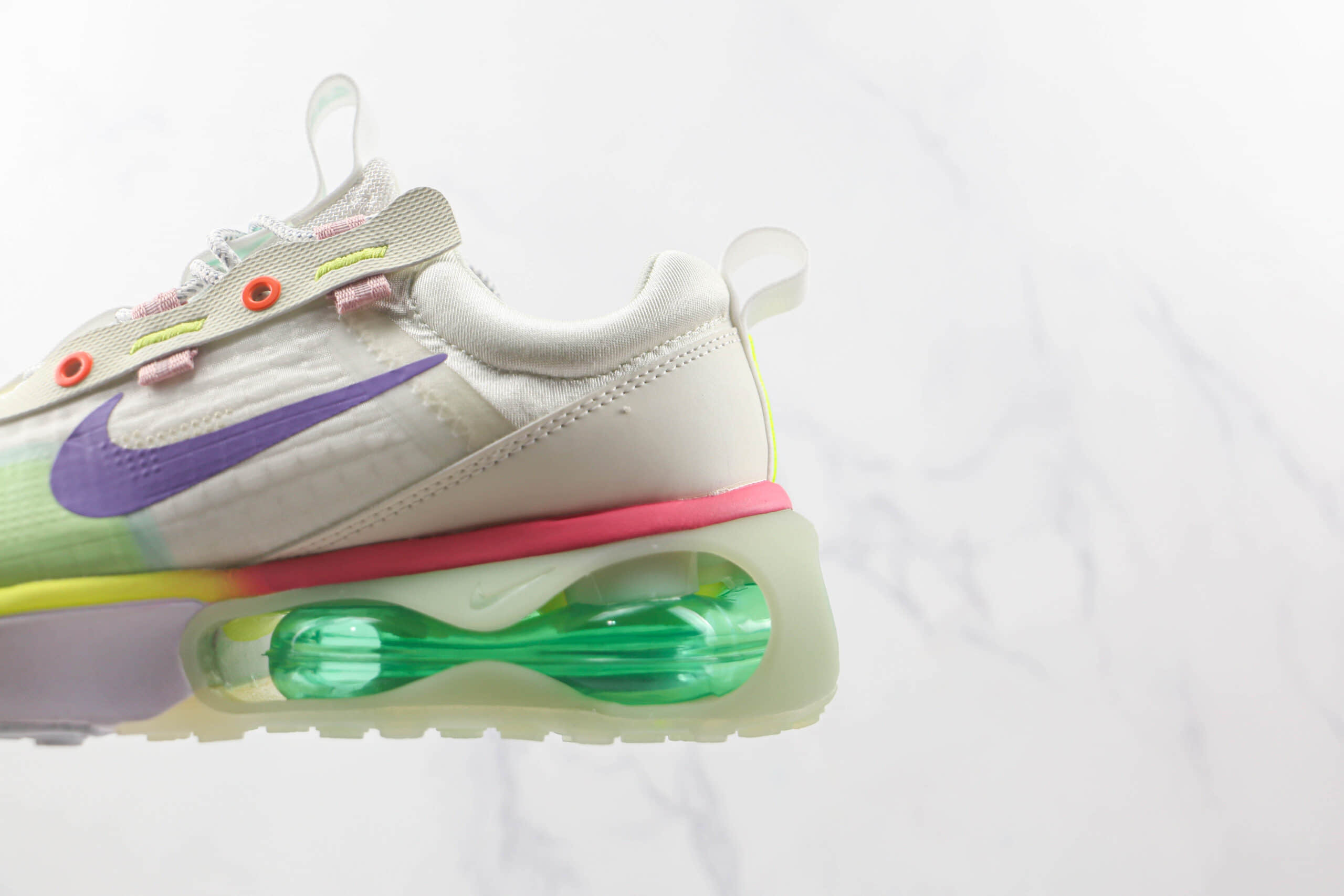 耐克Nike Air Max 2021纯原版本米白绿色Max半掌大气垫鞋原档案数据开发 货号:DO2328-101