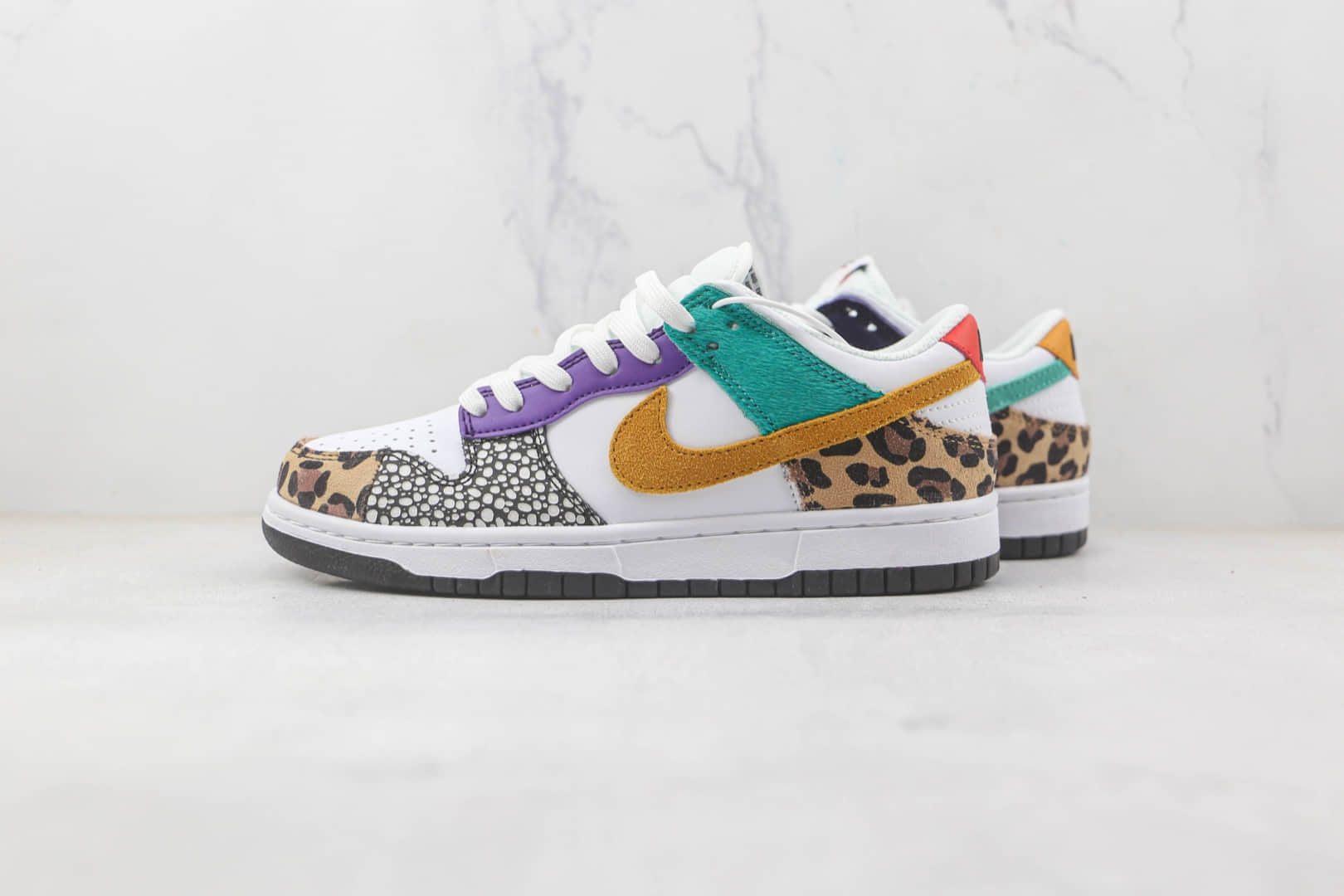 耐克Nike SB Dunk Low Light Bone纯原版本低帮SB DUNK豹纹配色板鞋原鞋开模一比一打造 货号:DN3866-100