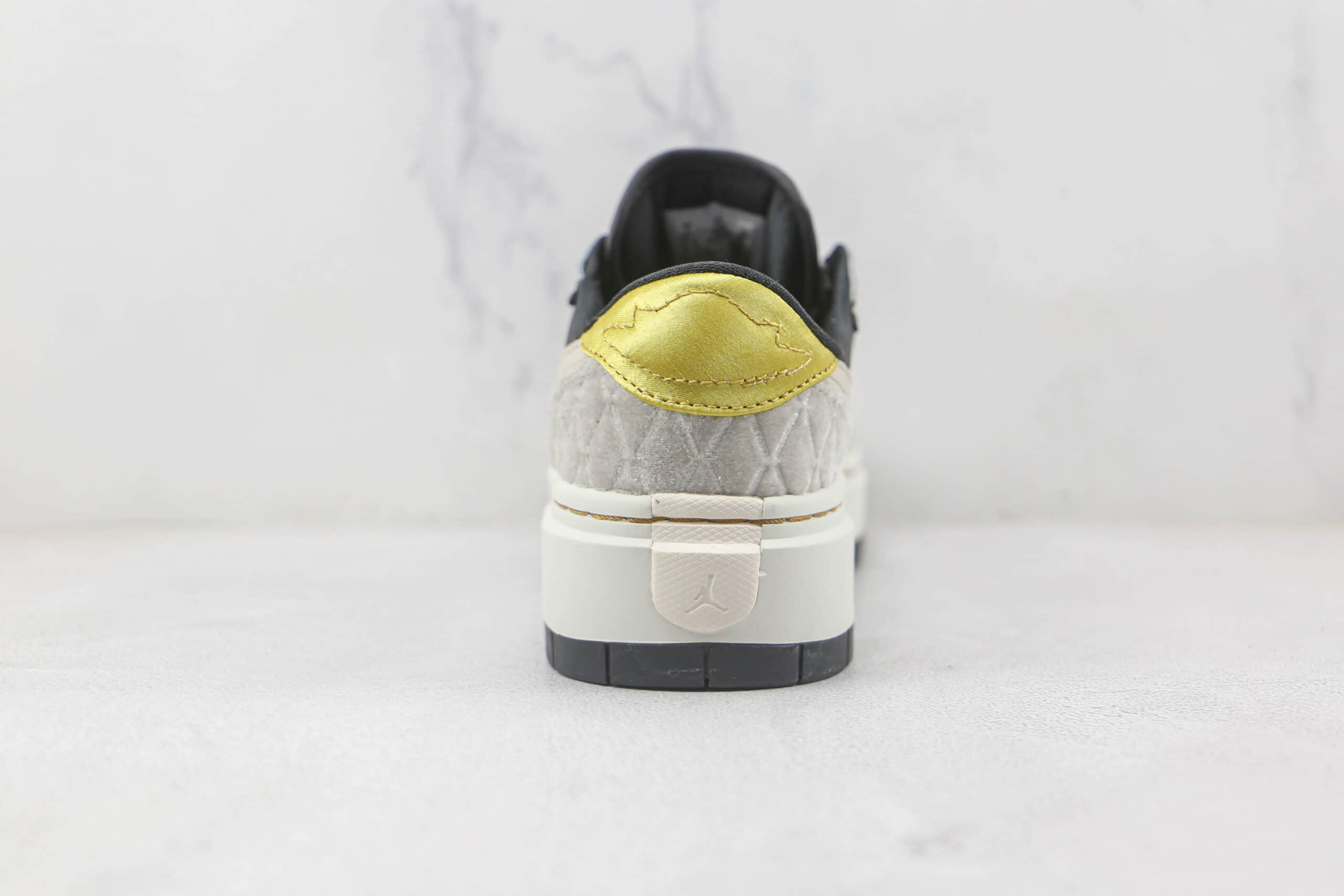 乔丹Air Jordan 1 Elevate Low SE纯原版本低帮AJ1厚底黑灰金色板鞋原档案数据开发 货号:DV1494-001