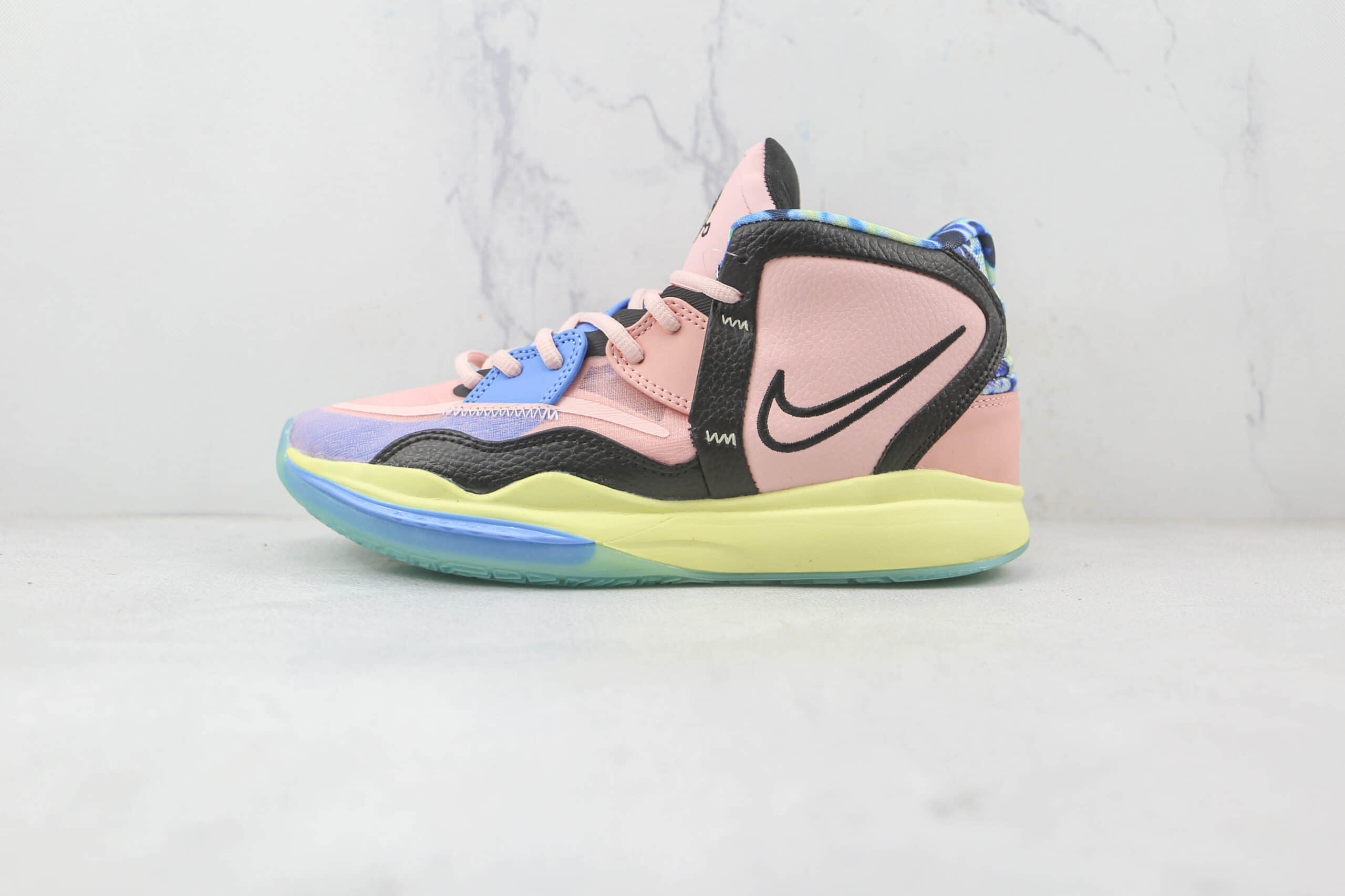 耐克Nike Kyrie Low 8 EP LR纯原版本欧文8代粉黑蓝色篮球鞋原楦头纸板打造 货号:DH5387-900