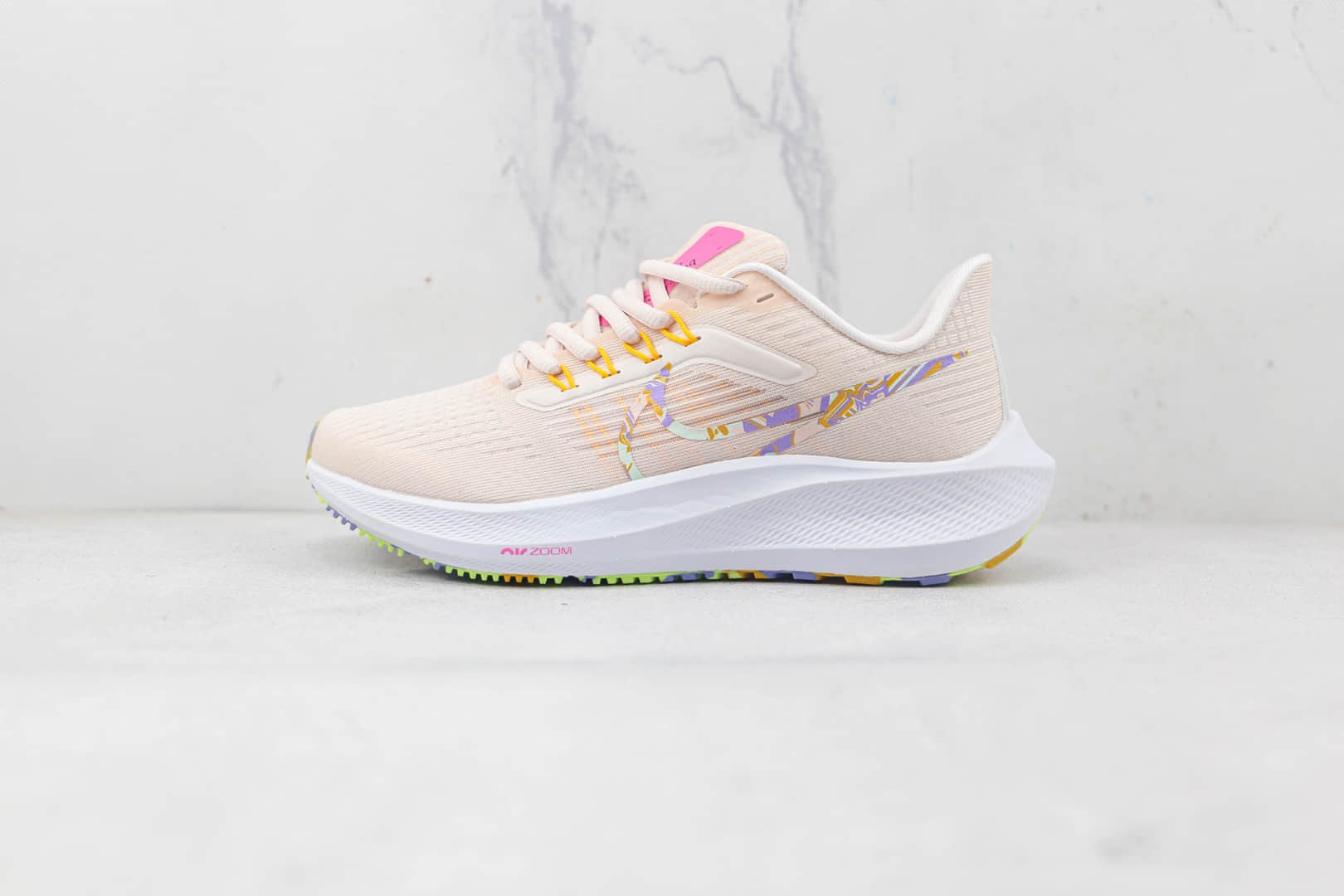 耐克Nike Air Zoom Pegasus 39纯原版本登月39代粉色慢跑鞋原档案数据开发 (ID:84912) - 图片1