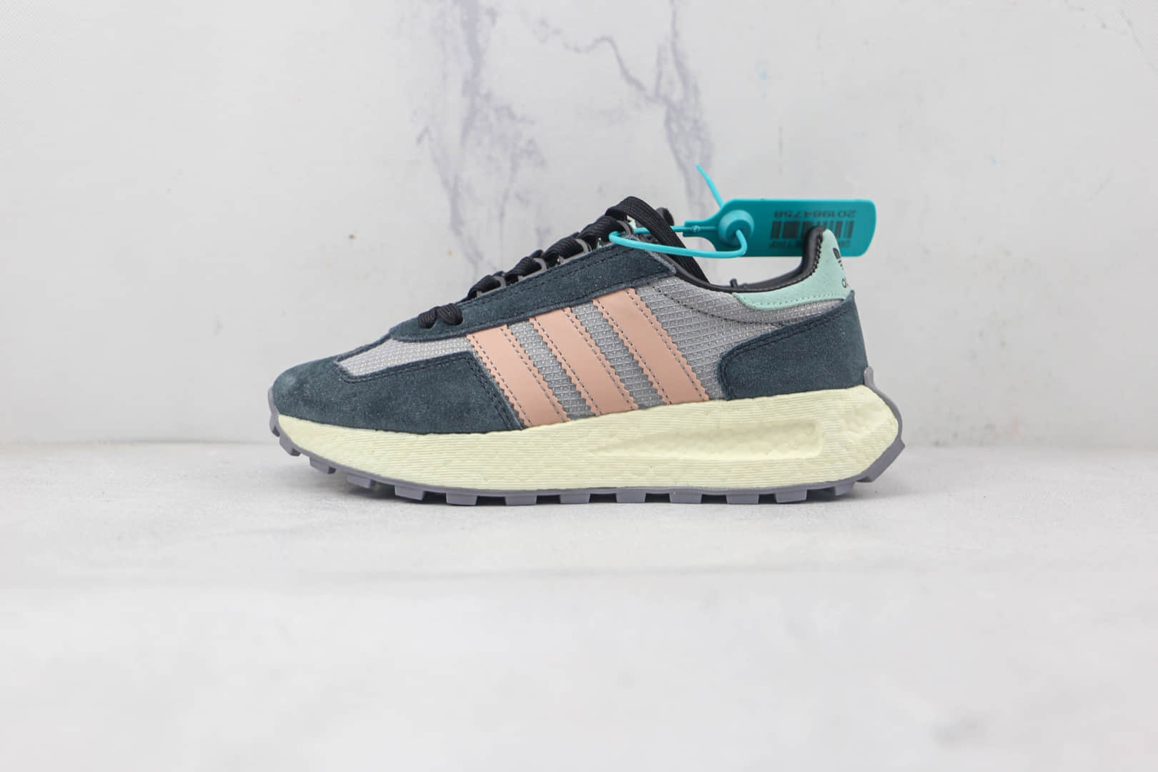 阿迪达斯ADIDAS RETROPY E5 BOOST纯原版本三叶草厚底爆米花跑鞋原楦头纸板打造 货号:GX2170