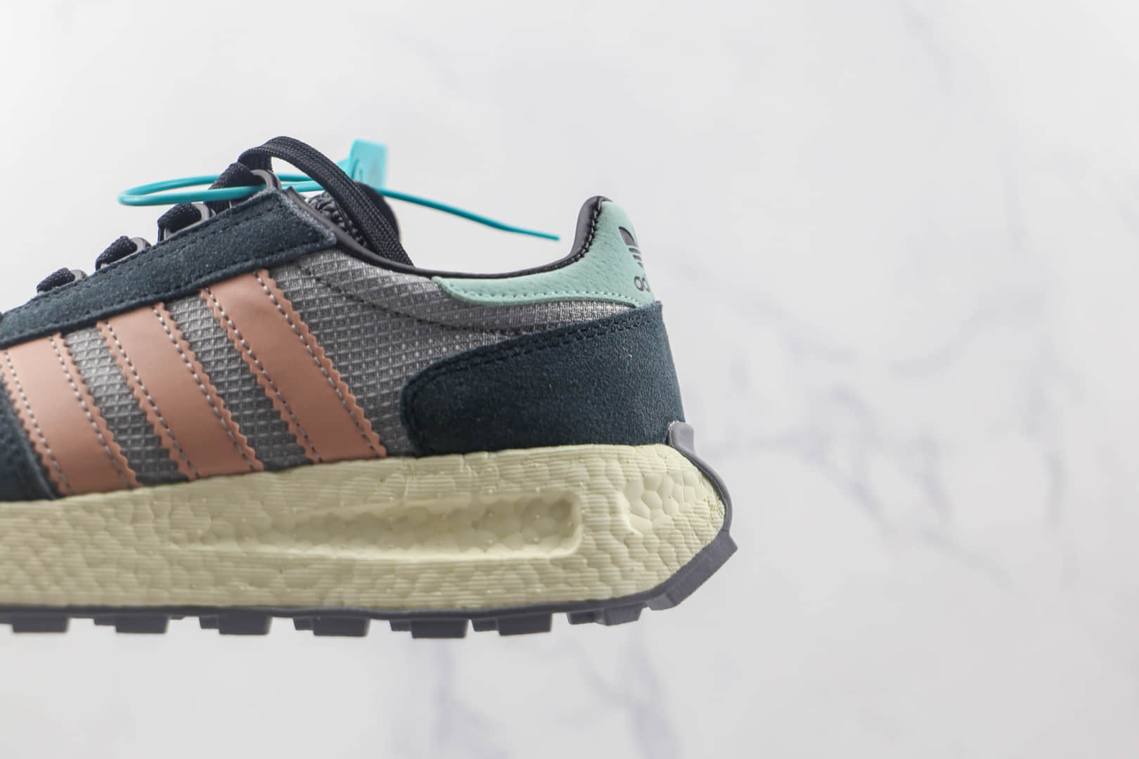 阿迪达斯ADIDAS RETROPY E5 BOOST纯原版本三叶草厚底爆米花跑鞋原楦头纸板打造 货号:GX2170