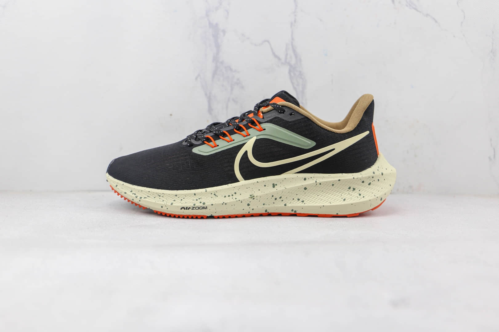 耐克Nike Air Zoom Pegasus 39纯原版本登月39代黑橙色慢跑鞋原楦头纸板打造 (ID:85134) - 图片1