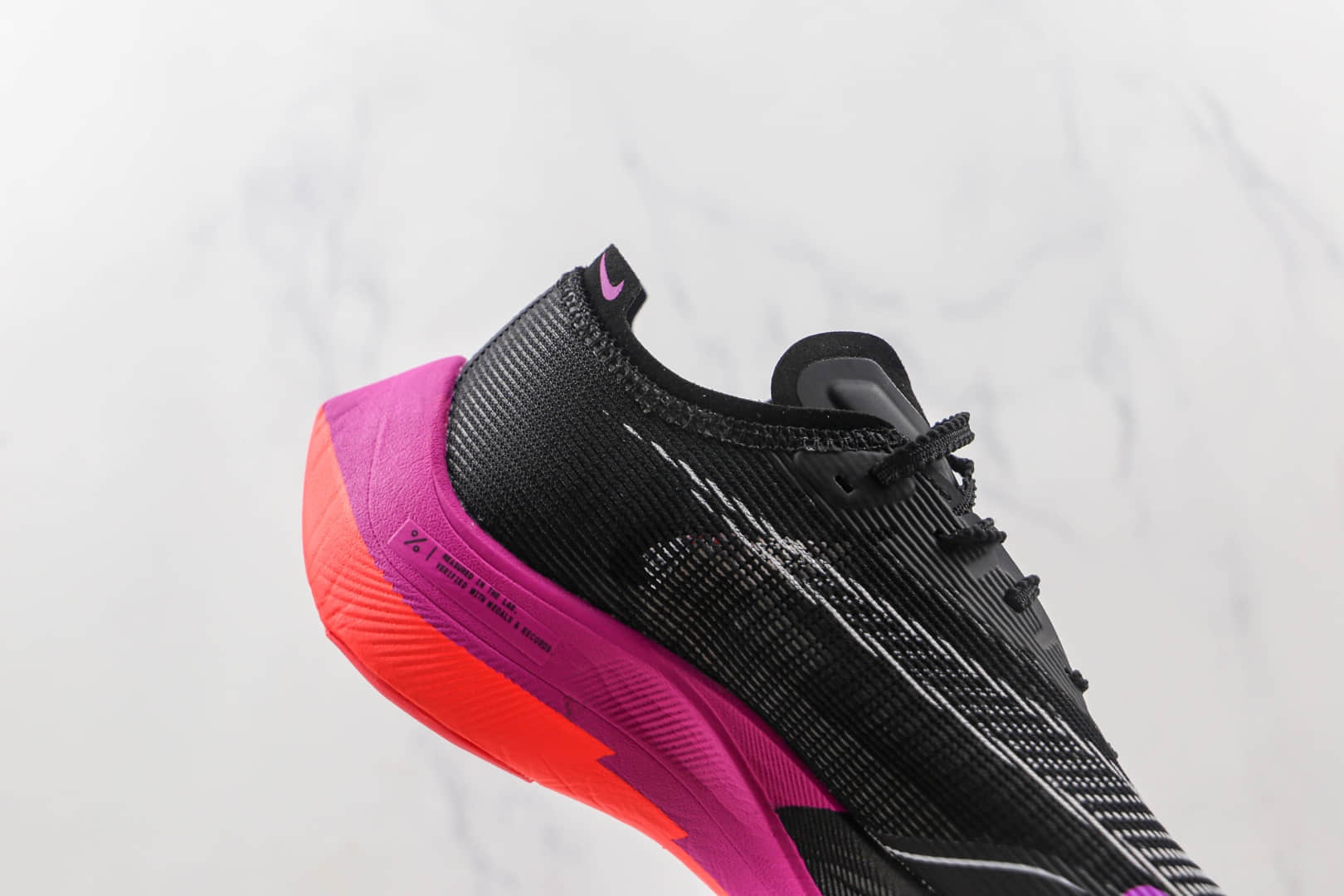 耐克Nike ZoomX Vaporfly Next2%纯原版本马拉松二代黑红色跑鞋原档案数据开发 货号:CU4111-002