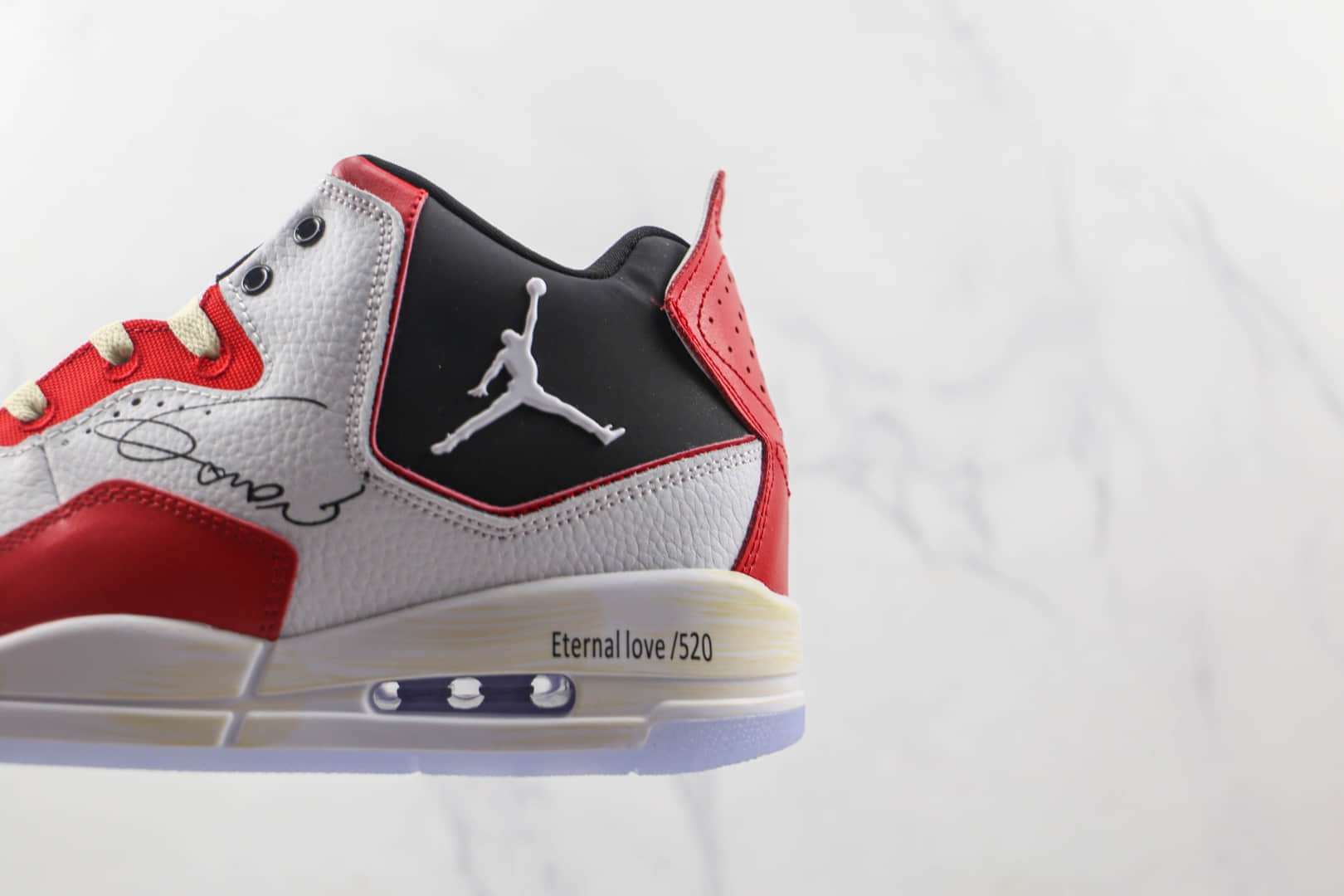 乔丹Air Jordan Courtside 23纯原版本白黑红色AJ23篮球鞋原楦头纸板打造 货号:AR1002-104