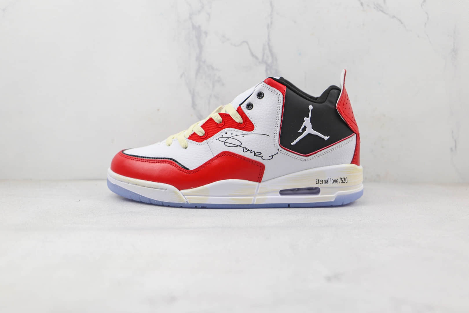 乔丹Air Jordan Courtside 23纯原版本白黑红色AJ23篮球鞋原楦头纸板打造 货号:AR1002-104