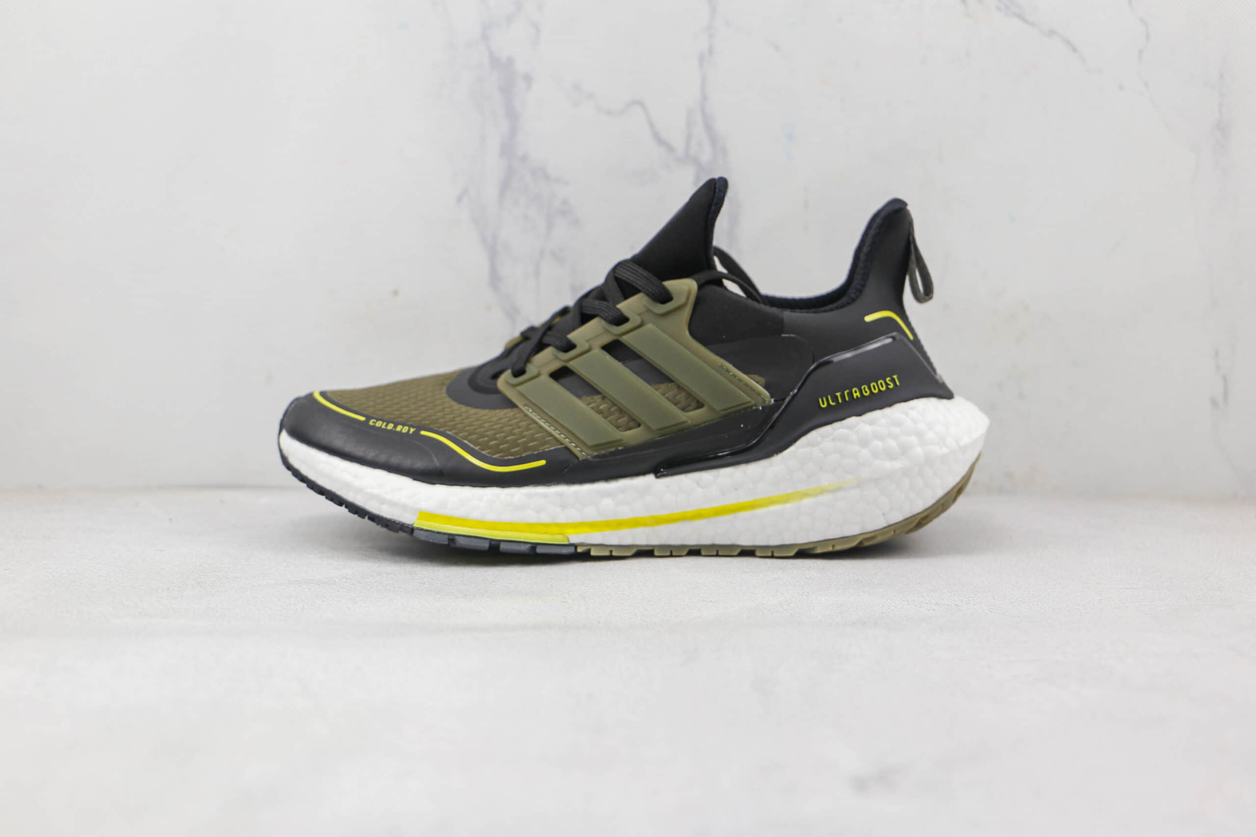 阿迪达斯Adidas Ultra Boost 21 Consortium纯原版本黑橄榄绿UB7.0爆米花跑鞋原档案数据开发 (ID:85460) - 图片1