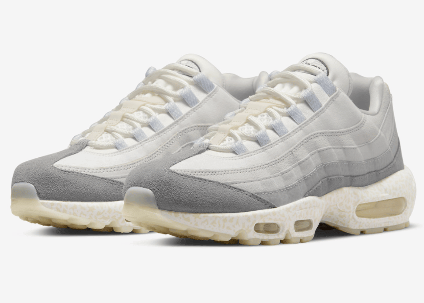 清爽灰白渐变！Nike Air Max 95新配色曝光！ (ID:85561) - 图片1