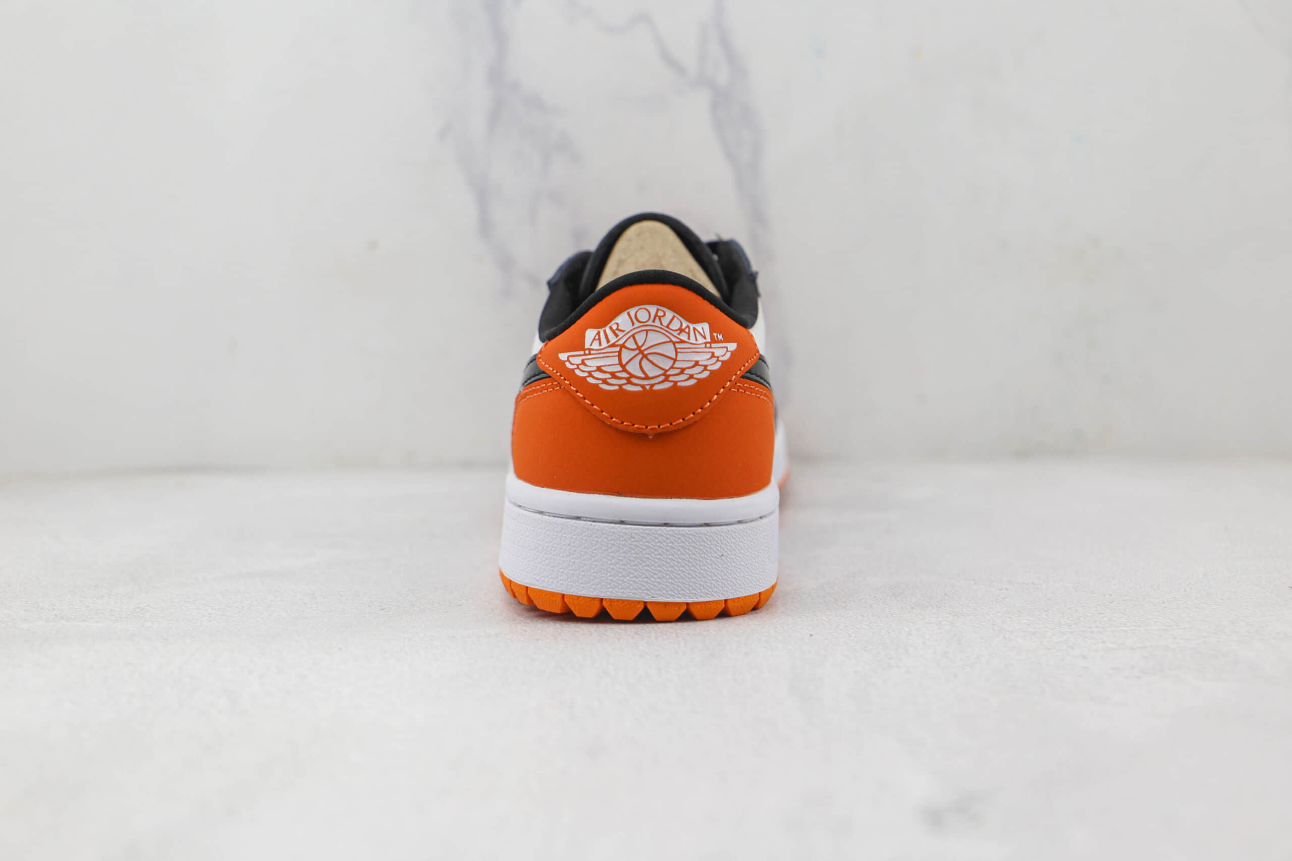 乔丹Air Jordan 1 Low Golf纯原版本低帮AJ1高尔夫黑橙扣碎板鞋内置气垫 货号:DD9315-800