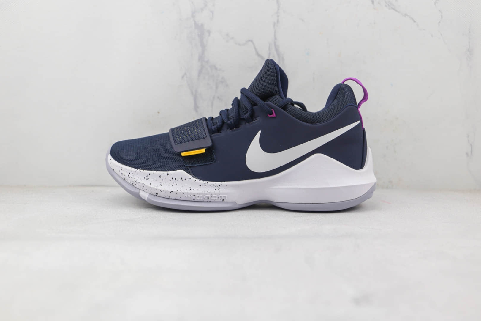 耐克Nike PG1 EP纯原版本保罗乔治1代藏蓝色篮球鞋原档案数据开发 货号:878628-417