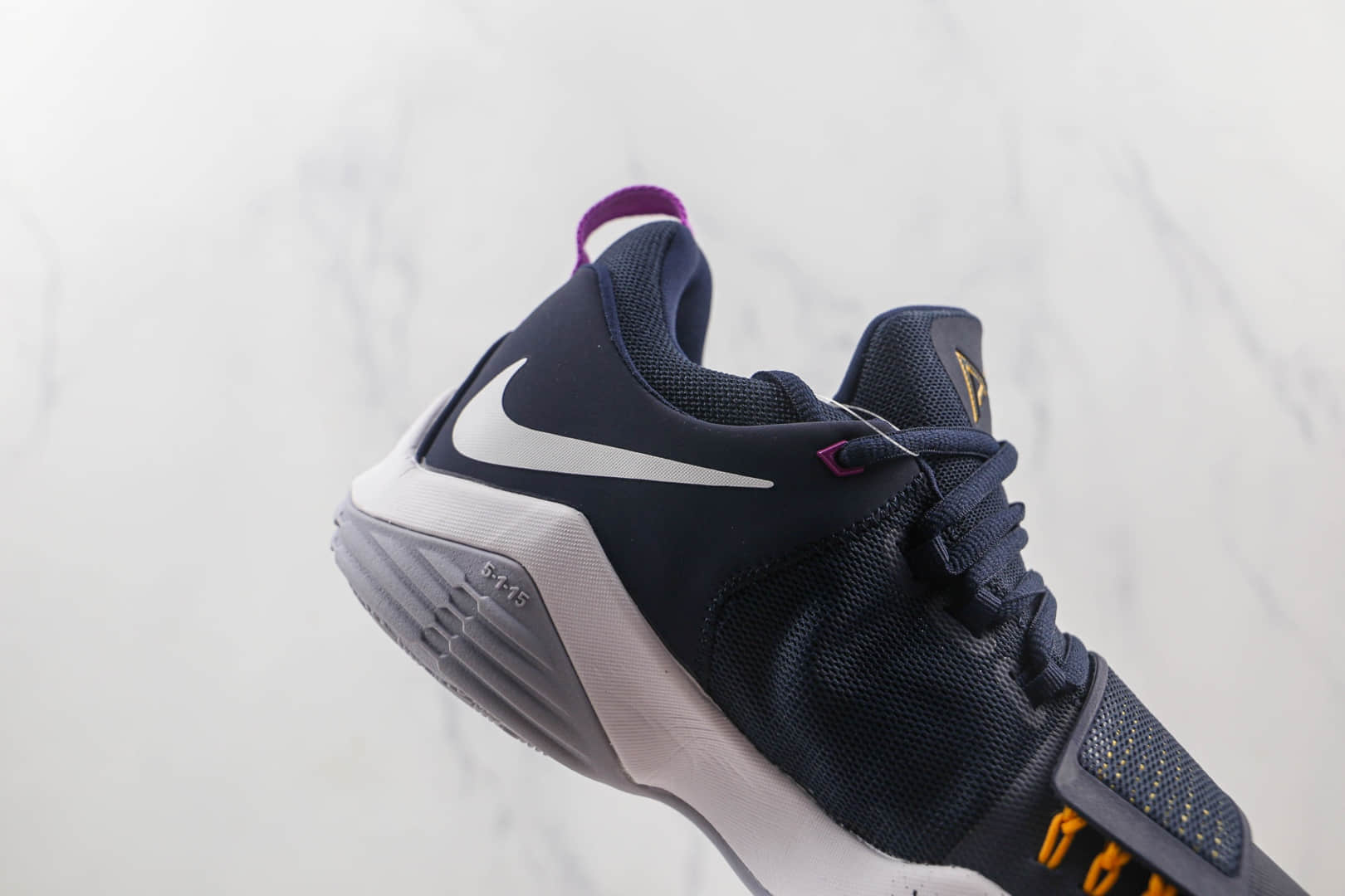耐克Nike PG1 EP纯原版本保罗乔治1代藏蓝色篮球鞋原档案数据开发 货号:878628-417