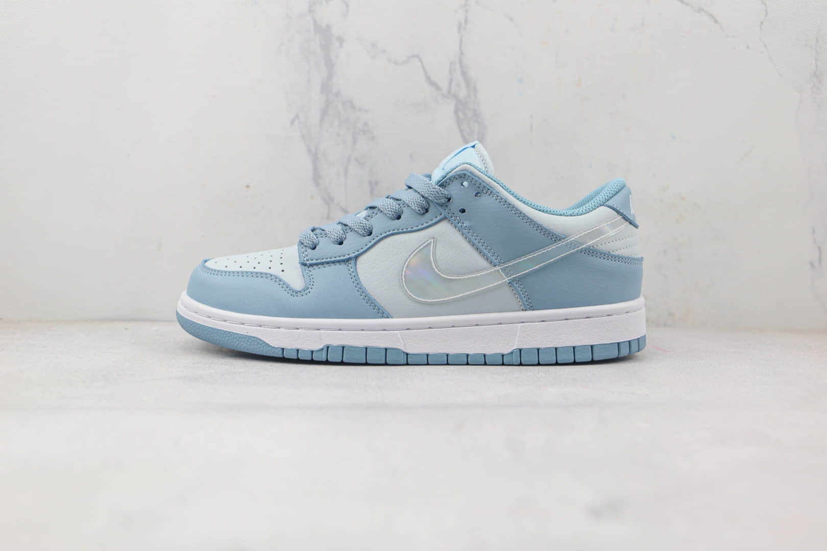 耐克Nike SB Dunk Low Pro纯原版本低帮SB DUNK蓝色透明勾板鞋内置气垫 货号:DH9765-401