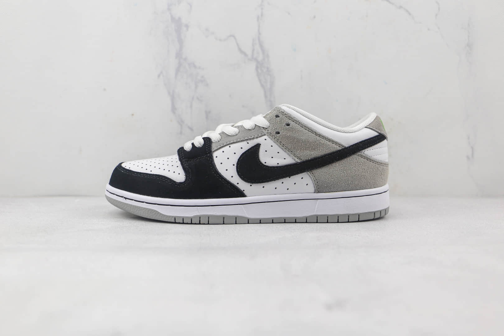 耐克Nike Dunk SB Chlorophyll纯原版本低帮SB DUNK灰白黑叶绿素配色板鞋原楦头纸板打造 (ID:85753) - 图片1