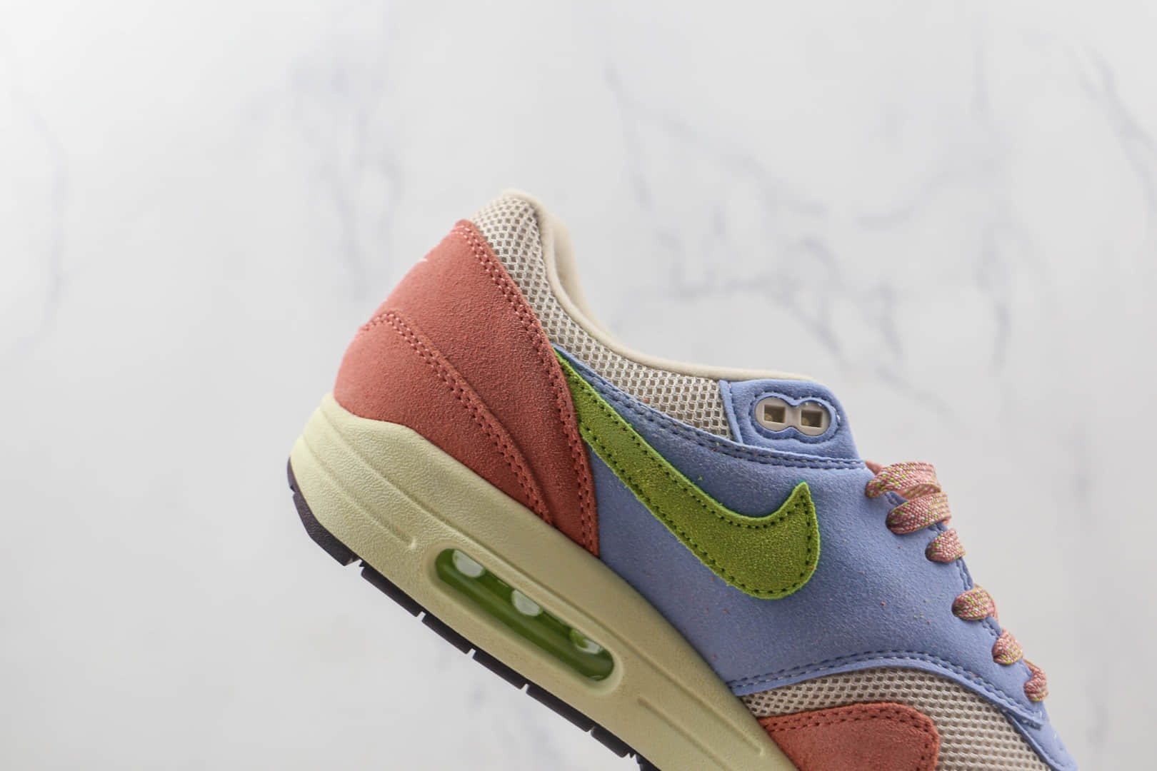 耐克Nike Air Max 1 OG纯原麂皮分红浅蓝绿色Max1气垫鞋原档案数据开发 货号:DV3196-800