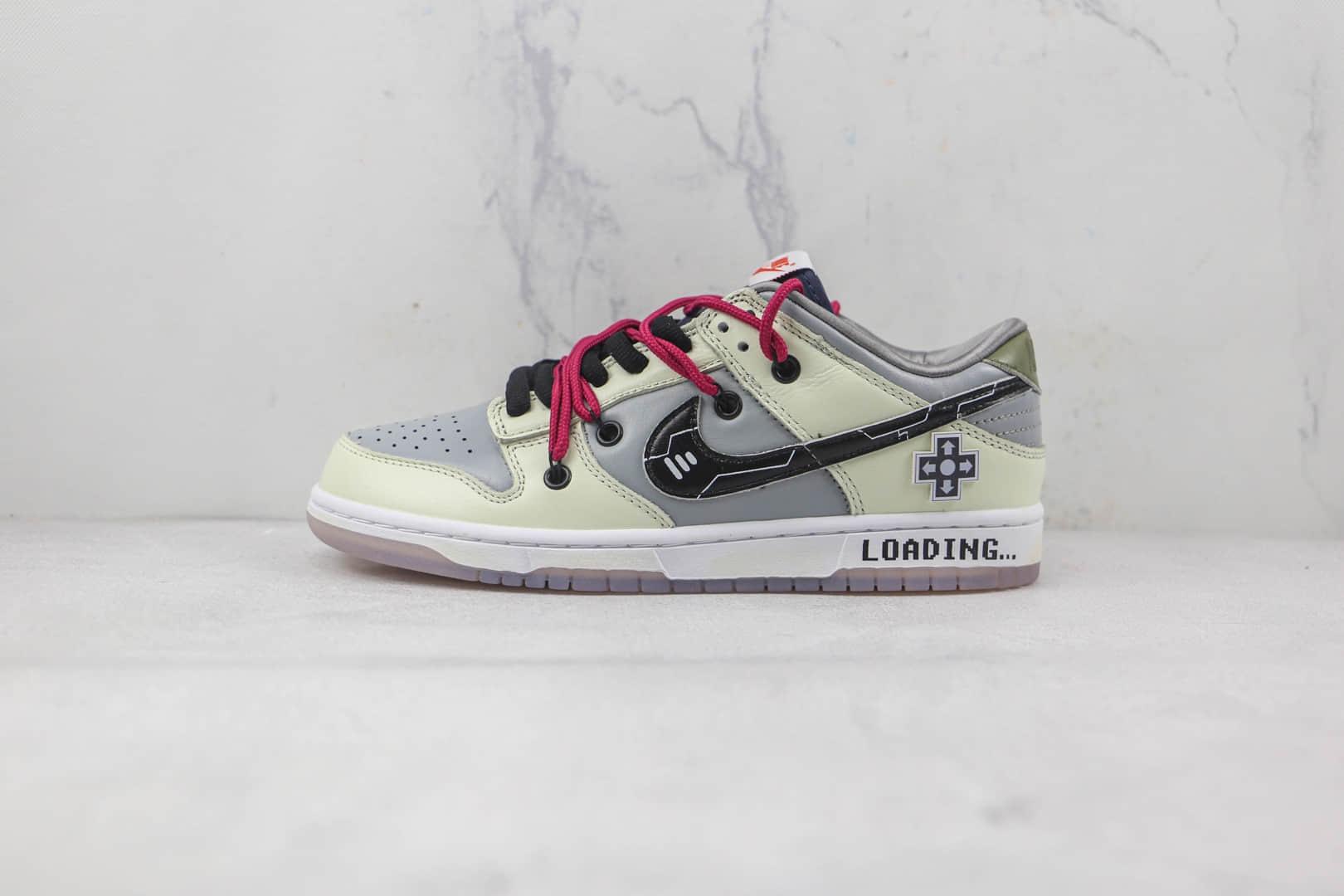 耐克Nike Dunk SB Low纯原版本低帮SB DUNK灰电玩涂鸦配色板鞋内置气垫 (ID:85842) - 图片1