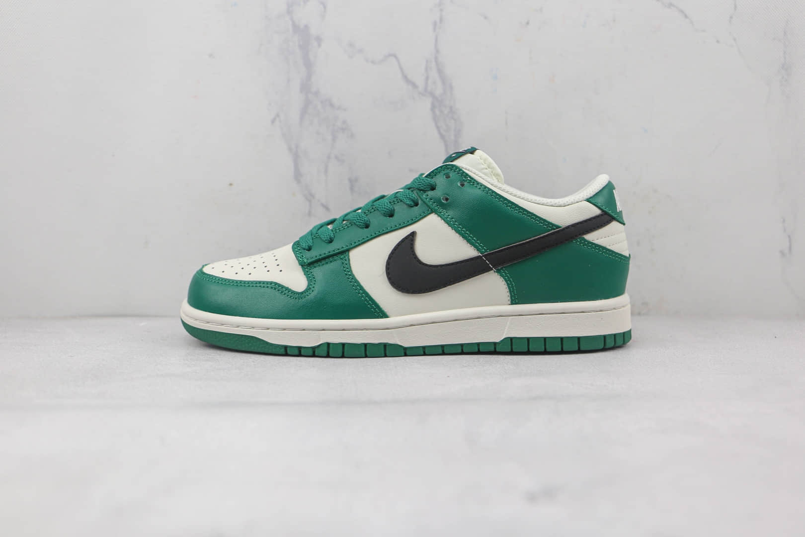 耐克Nike SB Dunk Low纯原版本低帮SB DUNK白绿黑钩板鞋原档案数据开发 (ID:85850) - 图片1