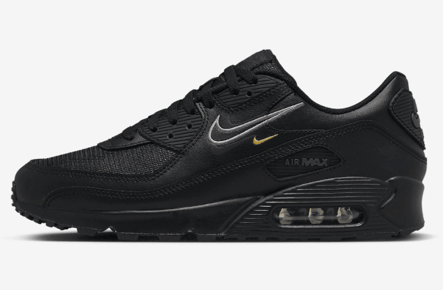 酷帅“黑武士”装扮！全新Nike Air Max 90即将登场！ 货号：DX2651-001