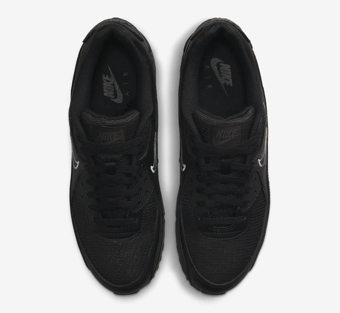 酷帅“黑武士”装扮！全新Nike Air Max 90即将登场！ 货号：DX2651-001