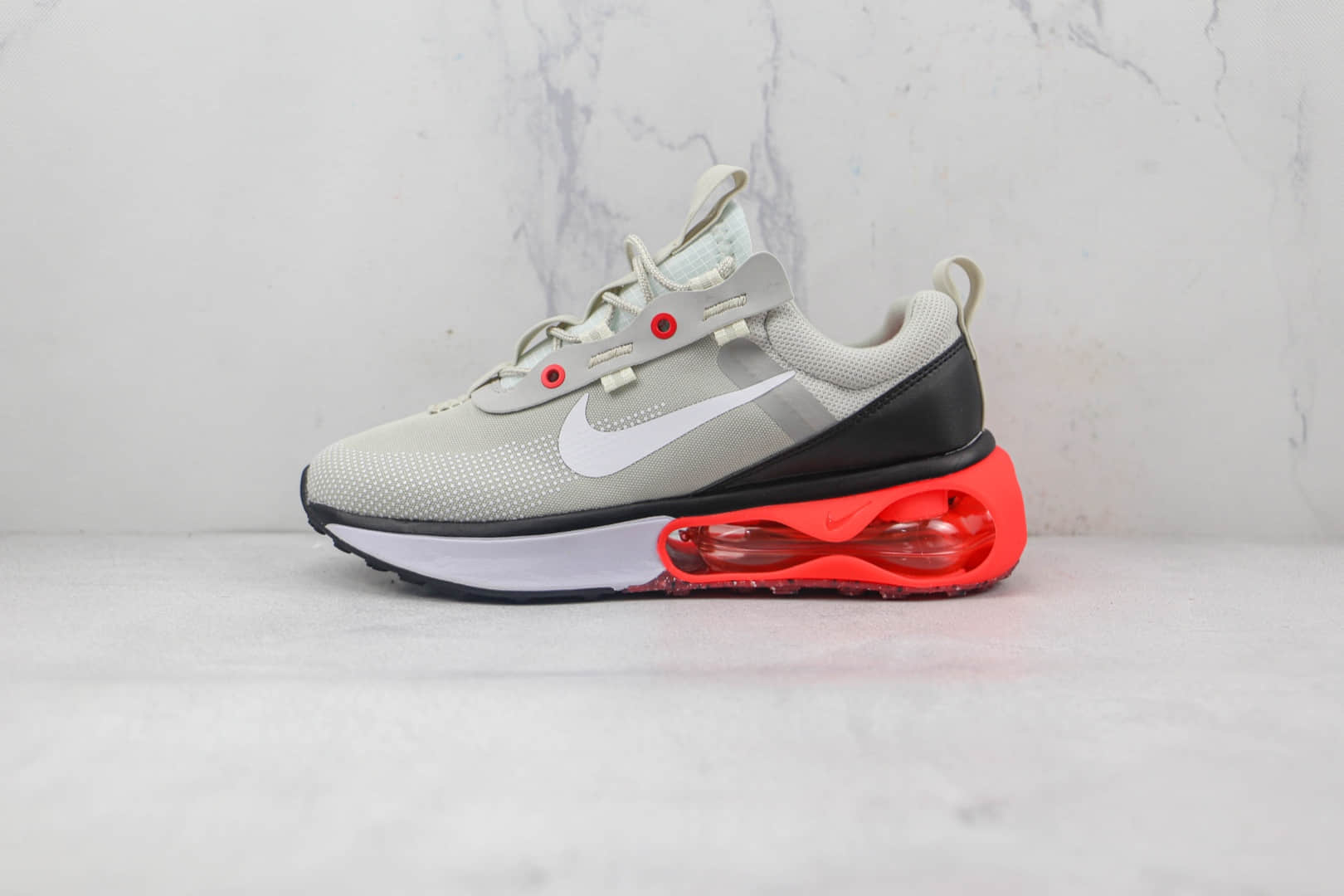 耐克Nike Air Max 2021纯原版本半掌气垫Max2021灰黑红色气垫鞋原楦头纸板打造 (ID:85962) - 图片1