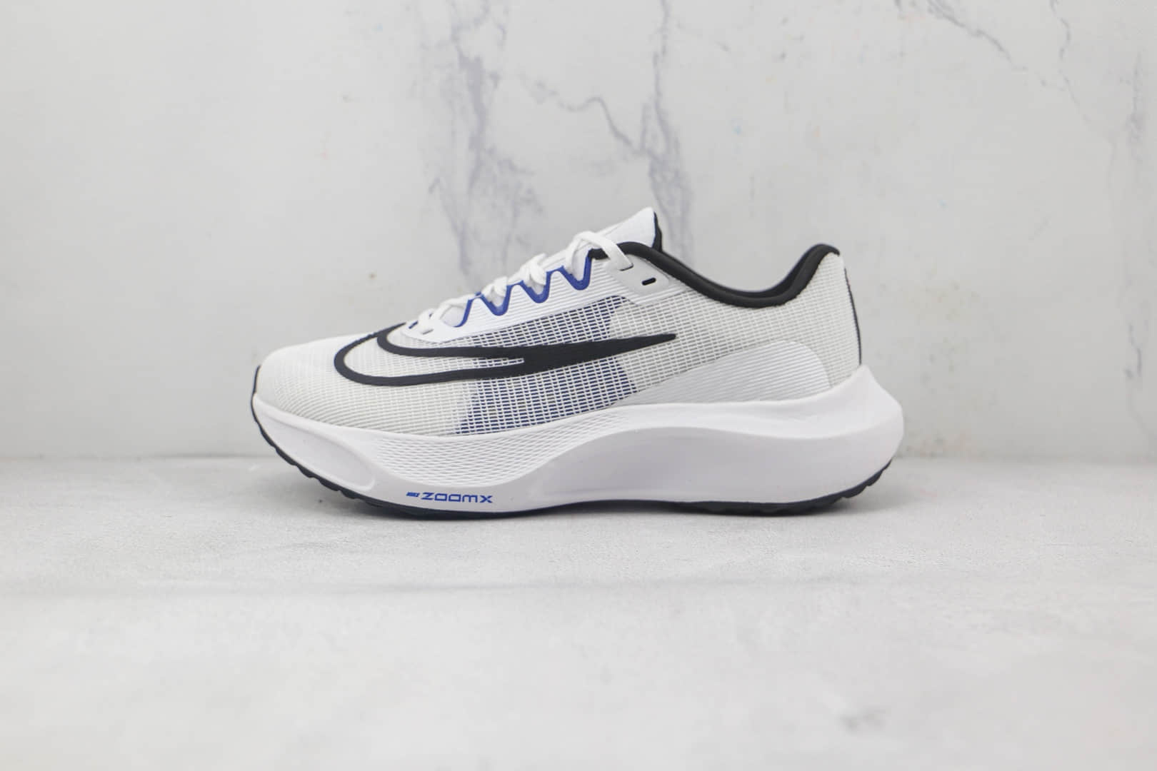 耐克Nike Zoom Fly 5纯原版本白黑蓝色Fly5碳板跑步鞋原楦头纸板打造 (ID:85970) - 图片1