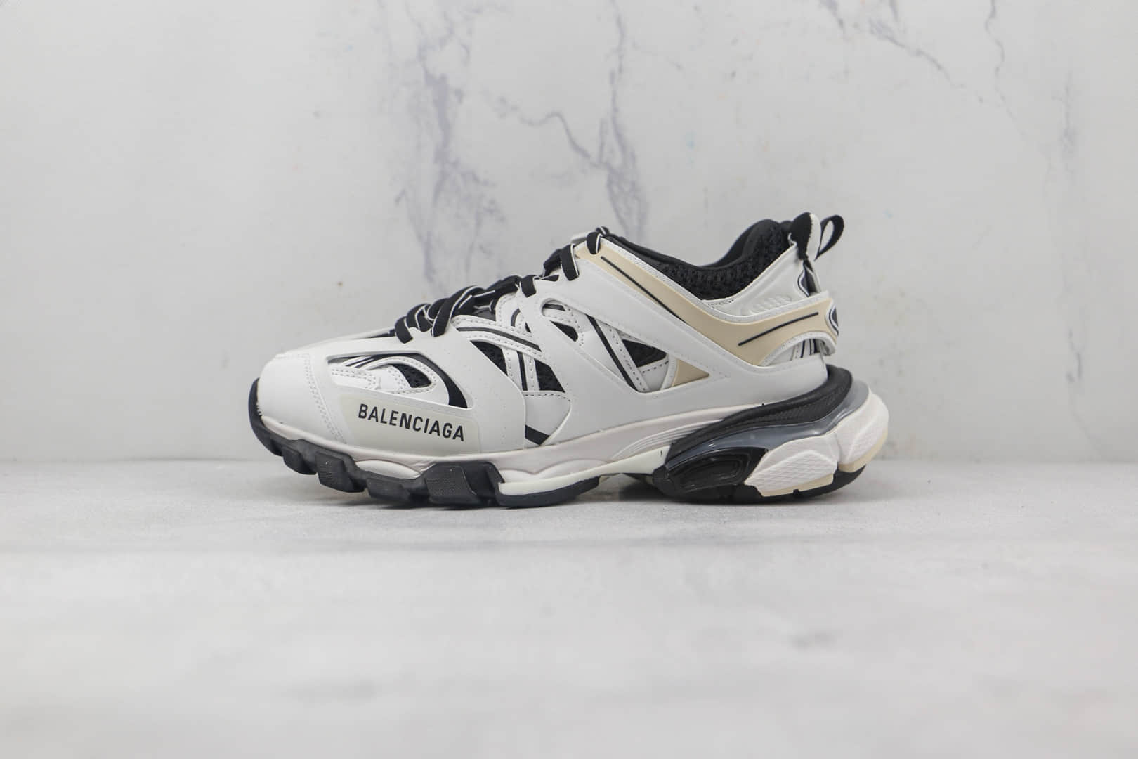 巴黎世家BALENCIAGA Track Mule Clear Sole Sneakers 3.0纯原版本三代户外复古老爹鞋原鞋开模一比一打造 (ID:86042) - 图片1
