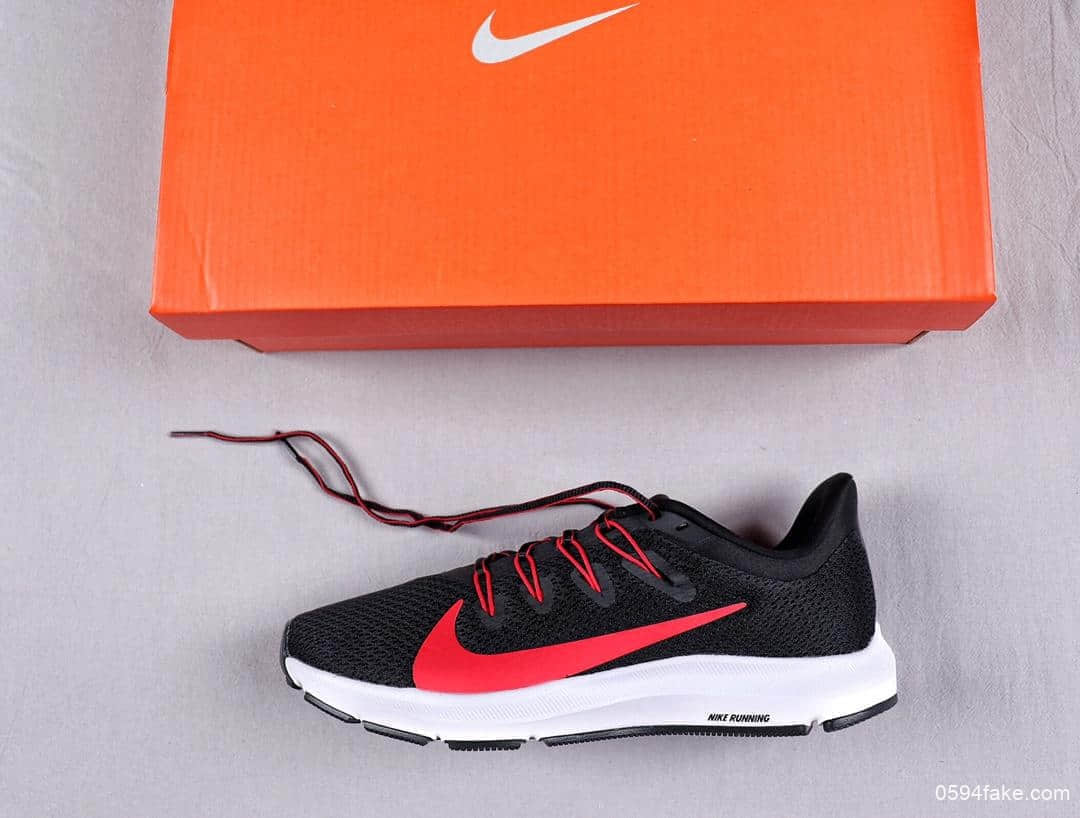 耐克Nike Quest 2.0登月二代极致跑鞋纺织面内置气垫超轻跑鞋公司级版本 货号:CI3787-001