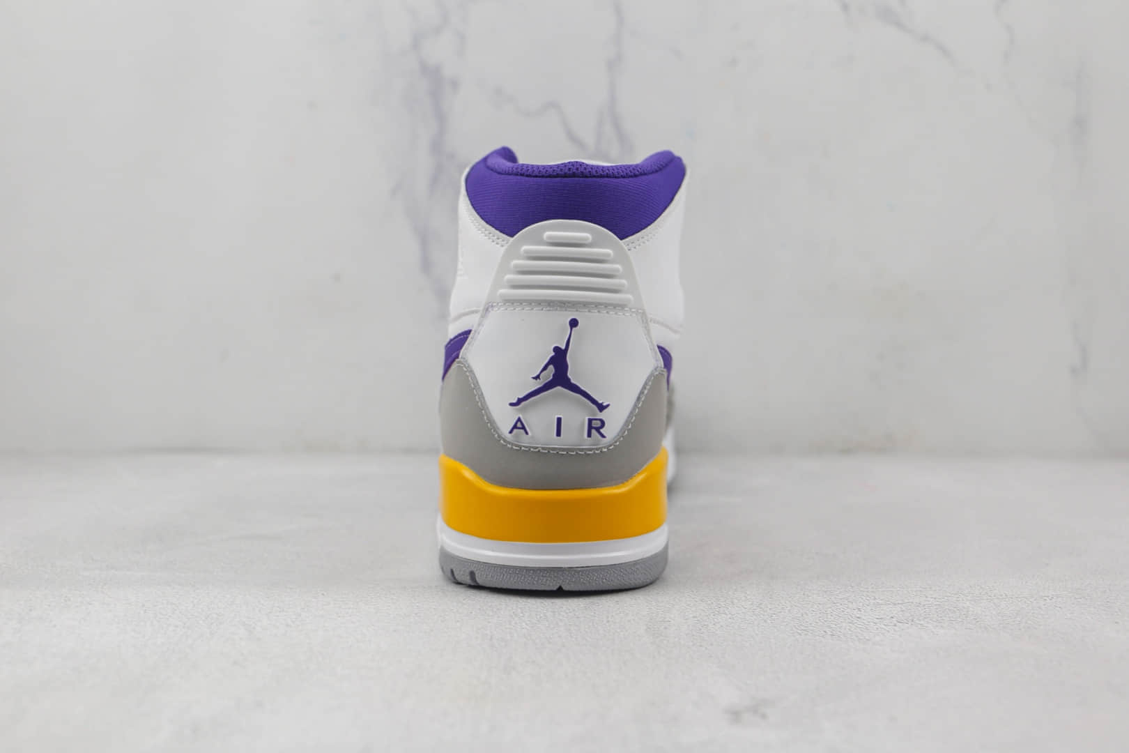 乔丹Air Jordan Legacy 312 NRG Pure white纯原版本高帮AJ312爆裂纹白紫黄色篮球鞋原楦头纸板打造 货号:AV3922-157
