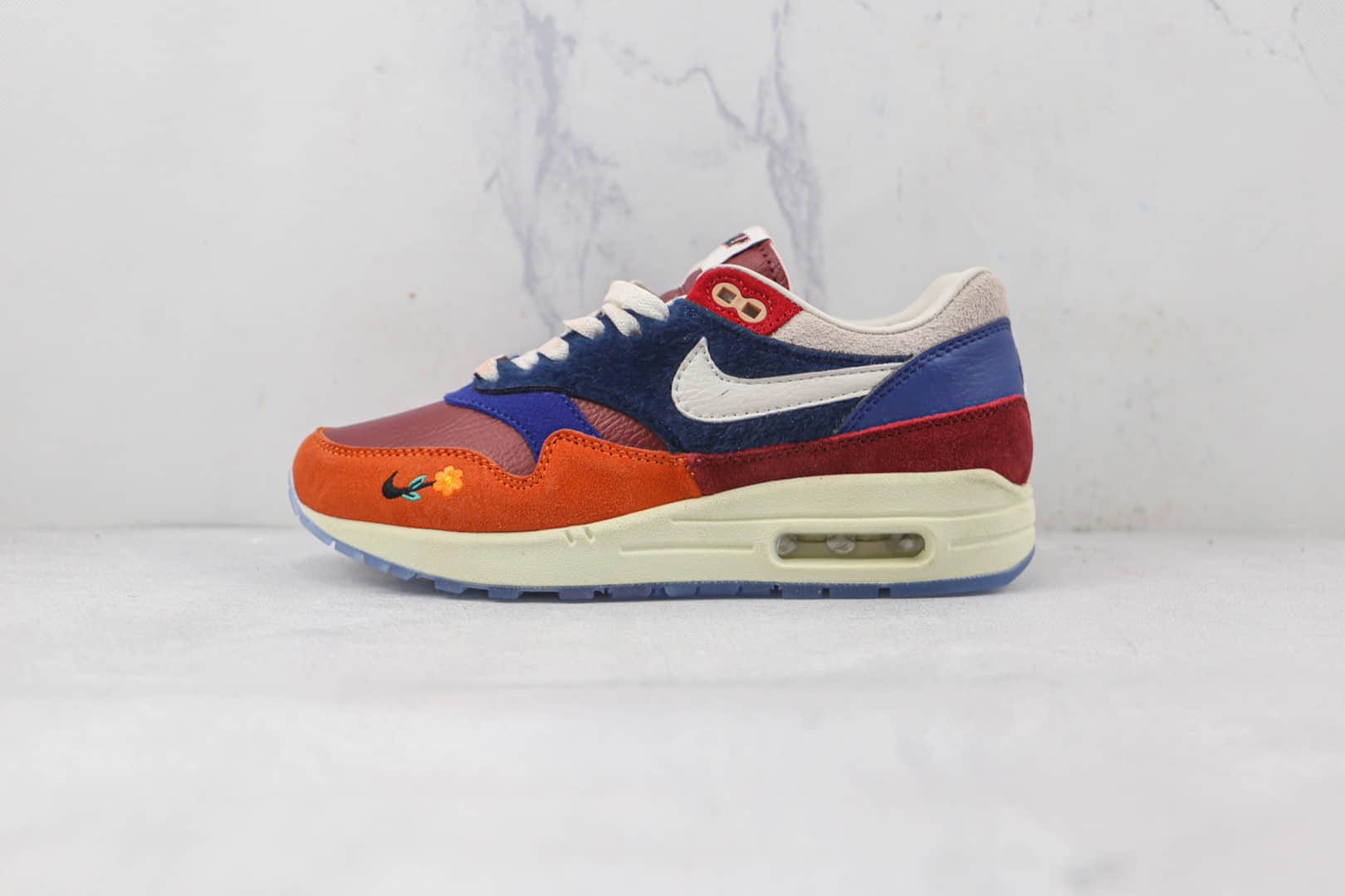 耐克Nike Air Max1 SP Won-Ang x Kasina联名款纯原版本棕色鸳鸯Max1气垫鞋原盒原标 货号:DQ8475-800