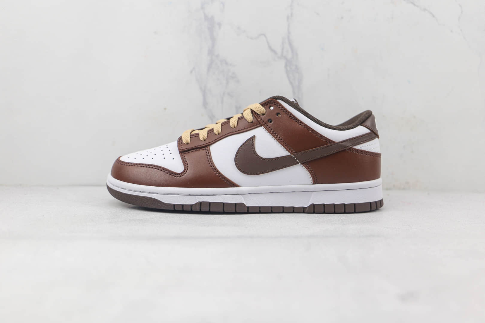 耐克Nike Dunk Low Coffee Shop纯原版本低帮DUNK白棕咖啡配色板鞋原鞋开模一比一打造 (ID:86161) - 图片1