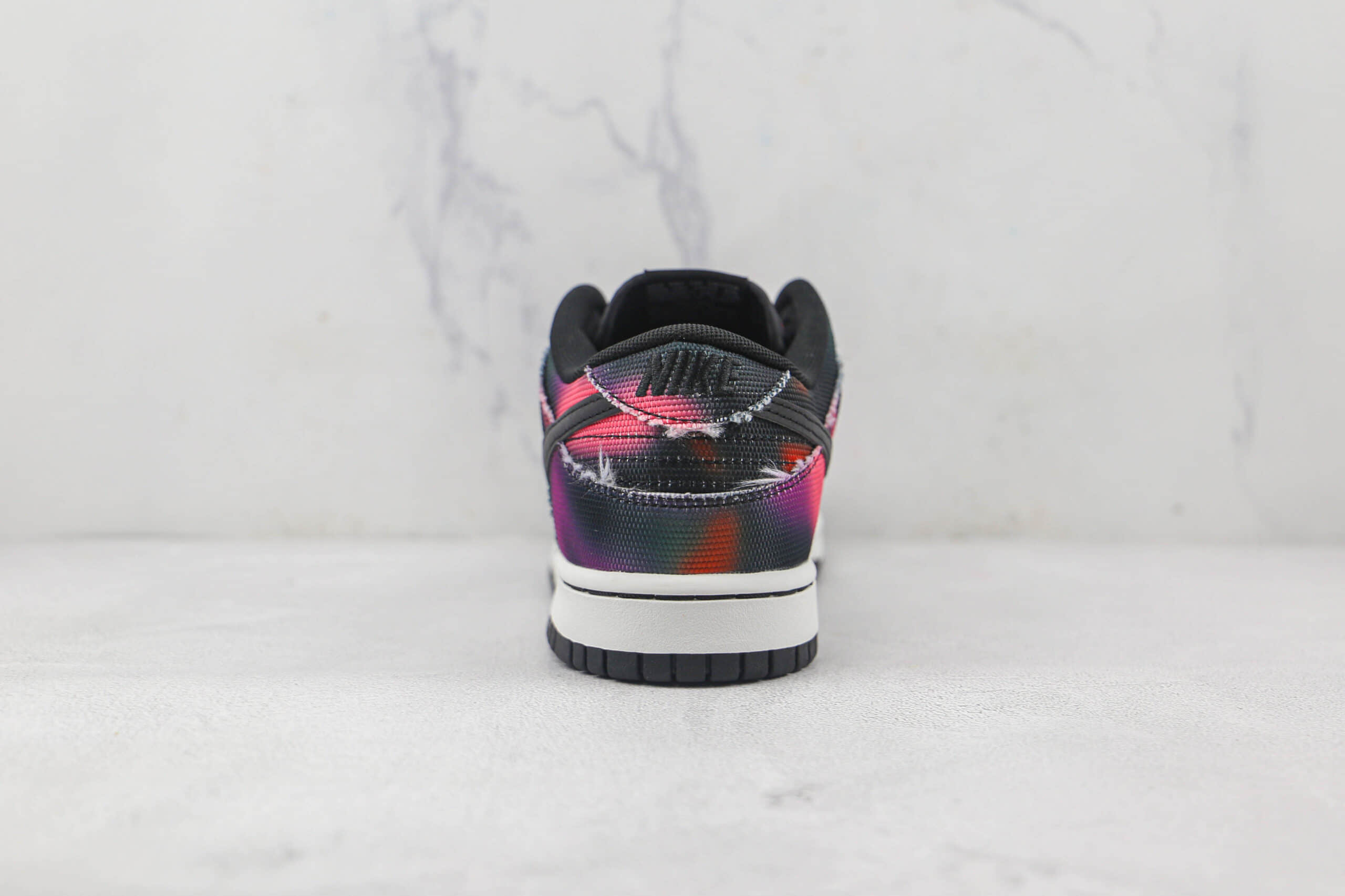 耐克Nike Dunk Low Graffiti低帮DUNK街头涂鸦黑紫扎染板鞋原盒原标 货号:DM0108-002