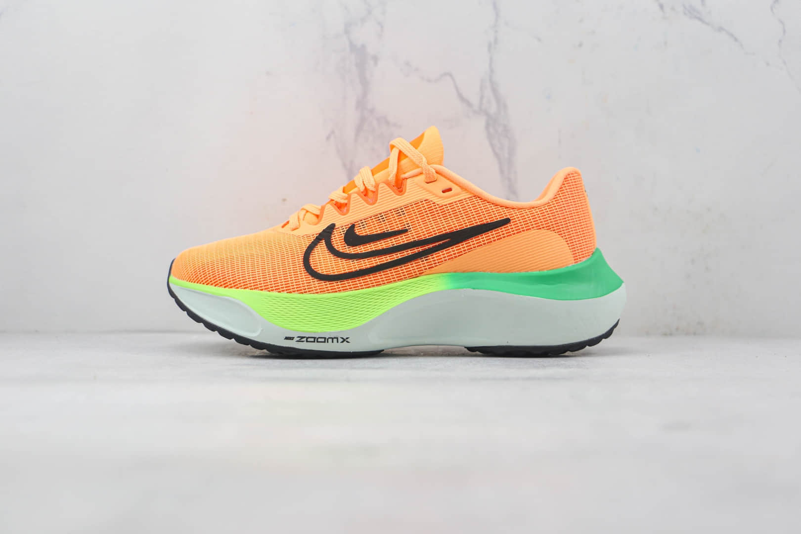 耐克Nike Zoom Fly 5纯原版本橘绿色碳板Fly5跑步鞋原楦头纸板打造 (ID:86282) - 图片1
