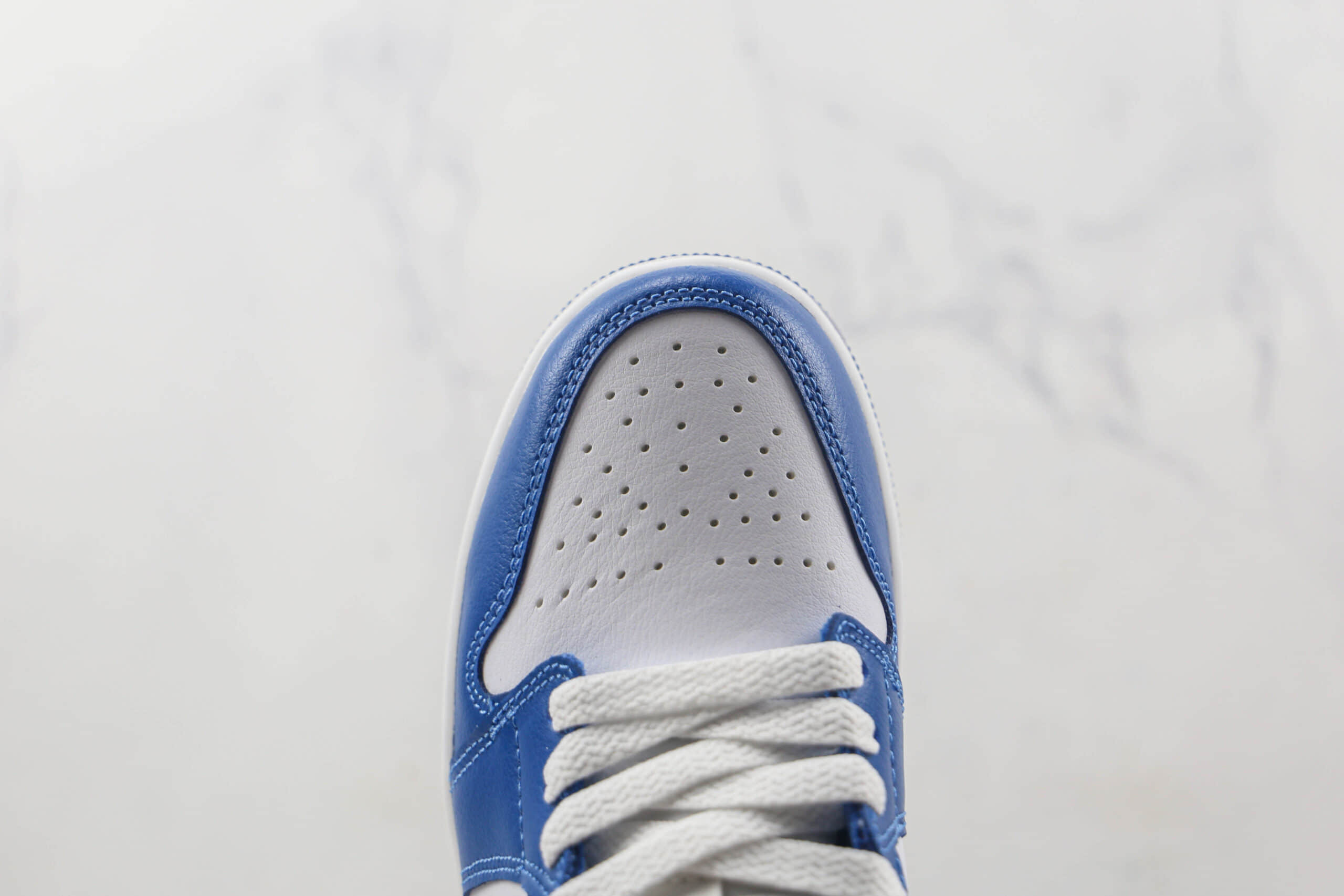 乔丹Air Jordan 1 Low纯原版本低帮AJ1肯塔基白蓝配色板鞋原档案数据开发 货号:DC0774-114