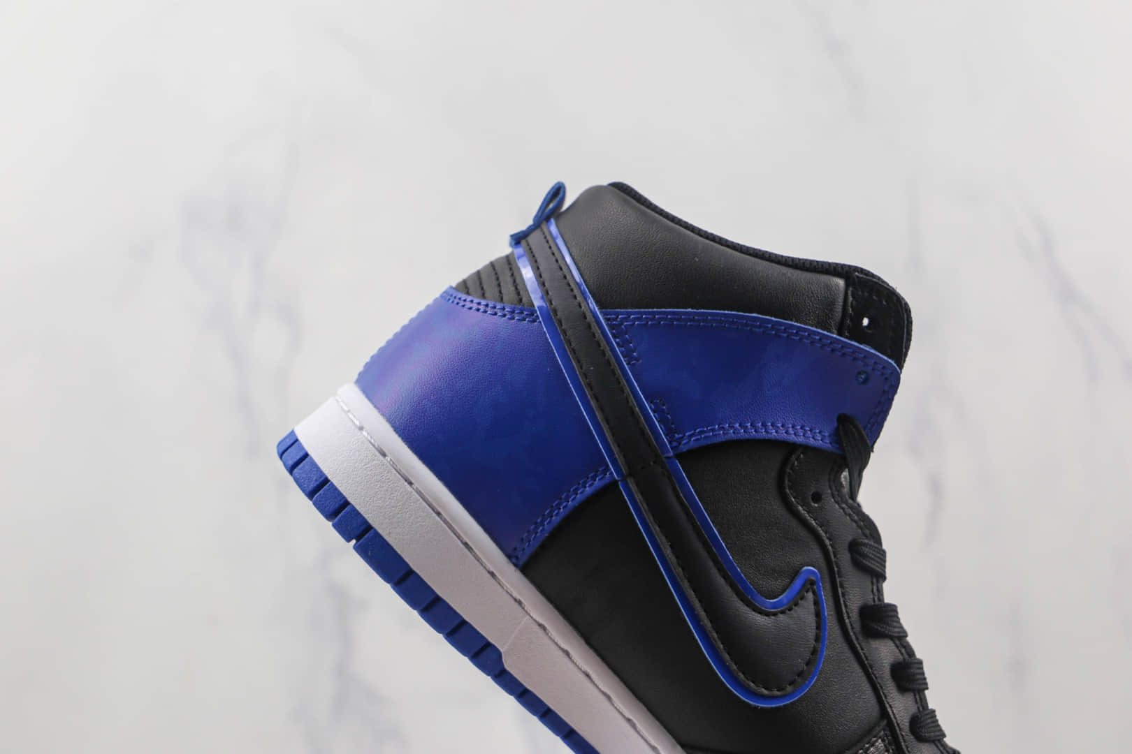 耐克Nike SB Dunk High Blue Camo纯原版本高帮SB DUNK黑蓝迷彩配色板鞋原档案数据开发 货号:DD3359-001
